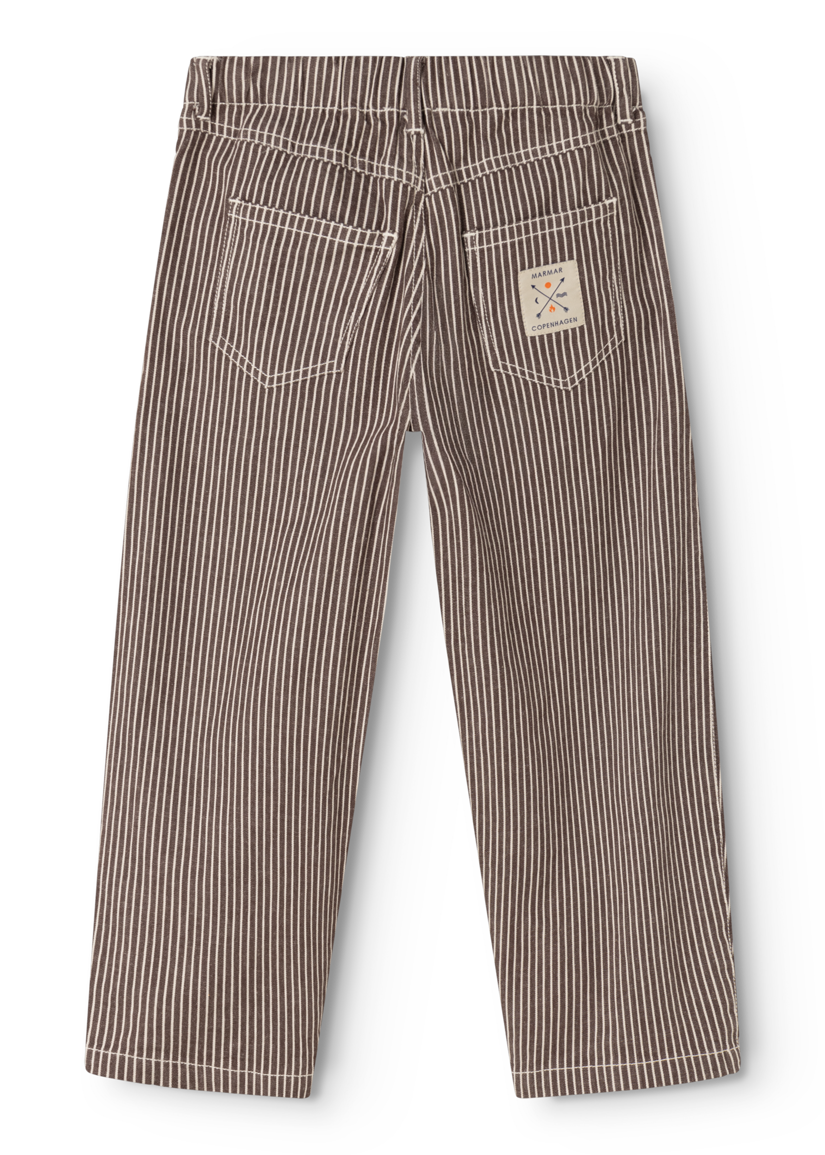 Marmar Copenhagen Pando soft denim bottom | Dark brownie stripe - Marmar