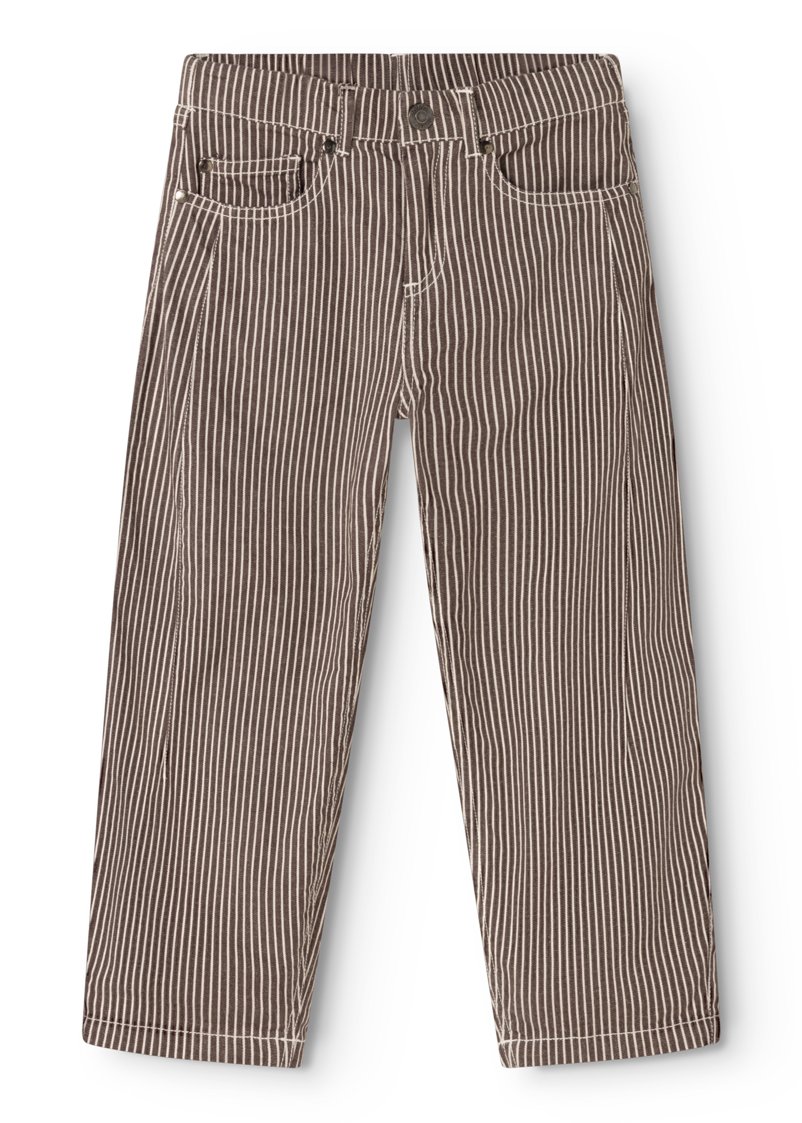 Marmar Copenhagen Pando soft denim bottom | Dark brownie stripe - Marmar