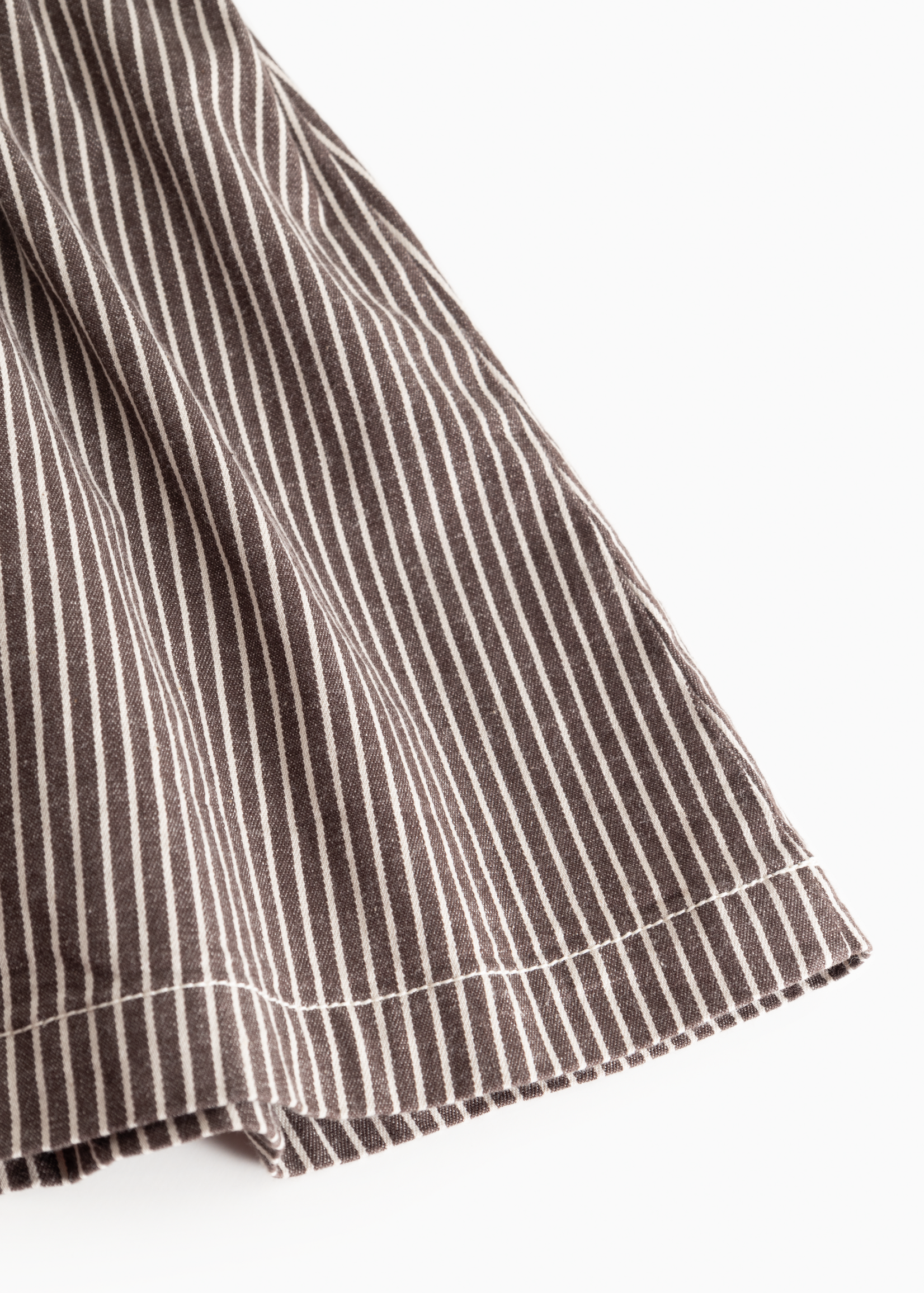 Marmar Copenhagen Sanne soft denim dress | Dark brownie stripe - Marmar