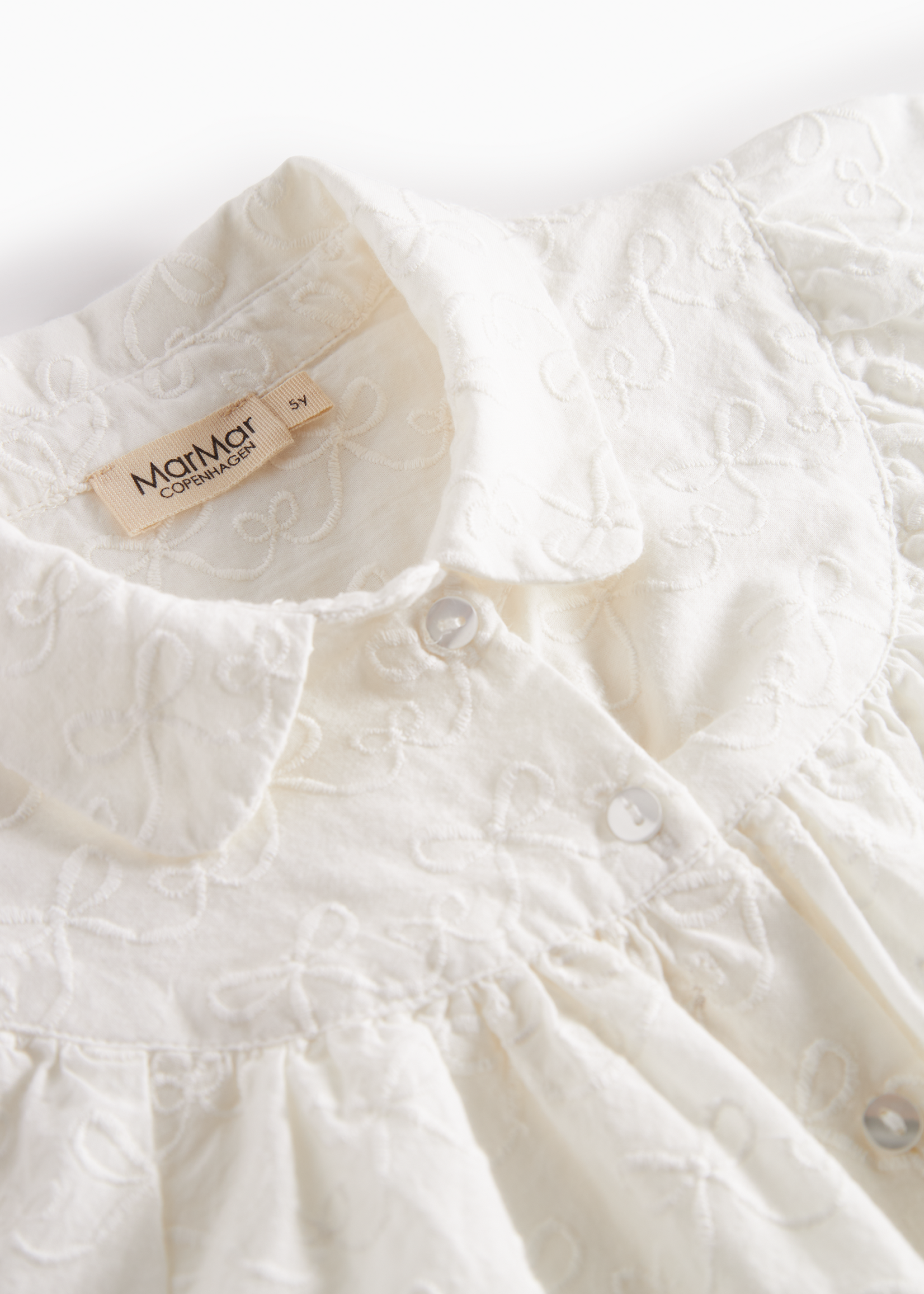 Marmar Copenhagen Trissa delicate cotton top | White - Marmar