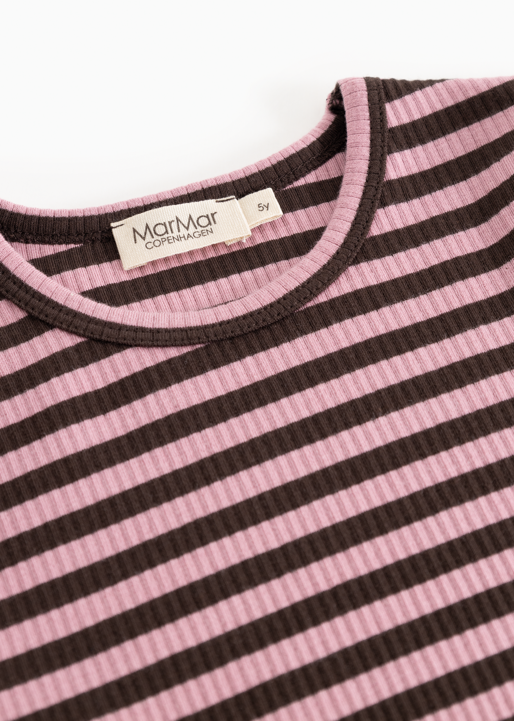 Marmar Copenhagen Plain tee Heather stripes - Marmar