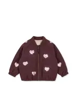Konges Slojd Juno sequin bomber jacket Decadent chocolat- Konges Slojd