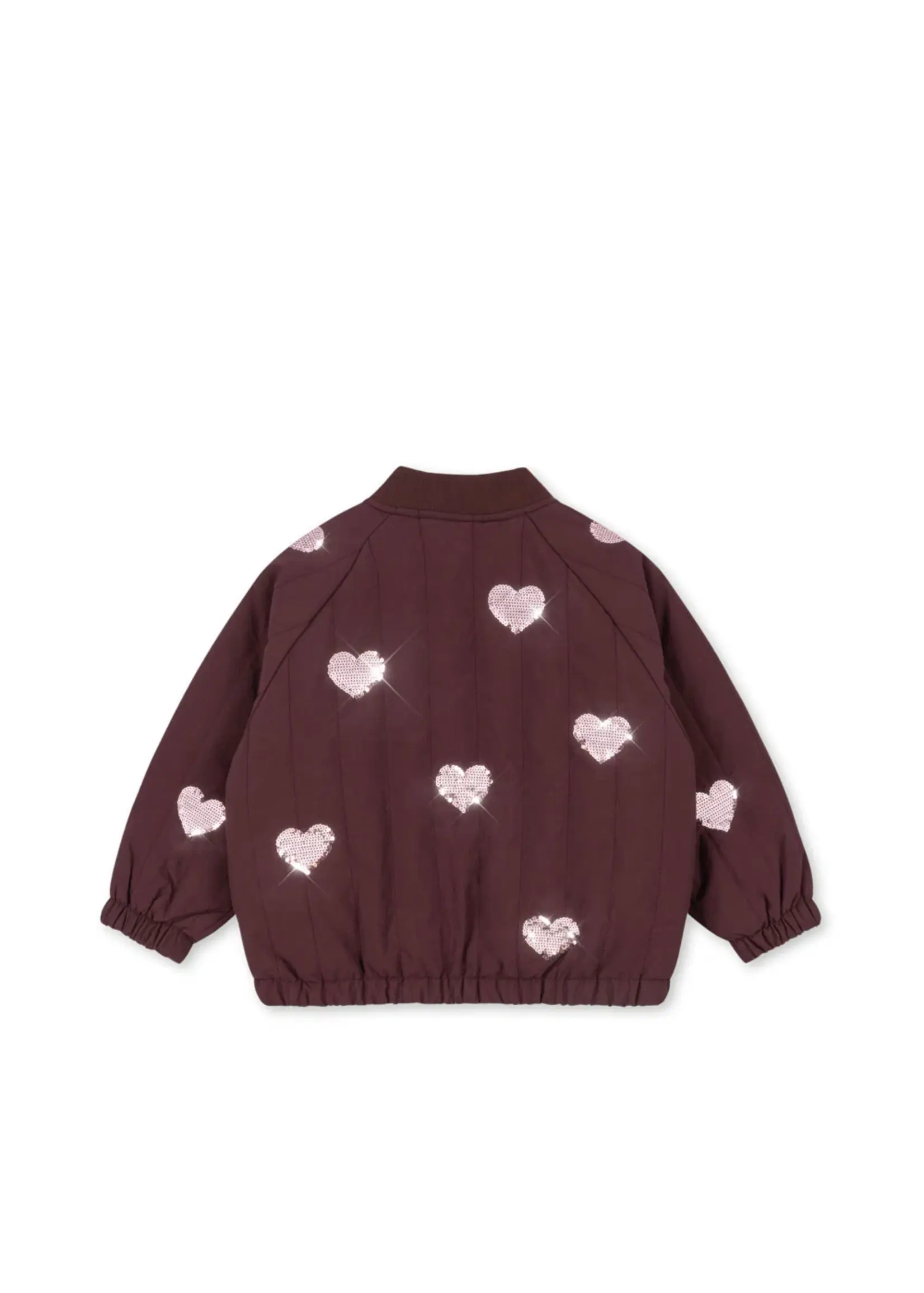 Konges Slojd Juno sequin bomber jacket Decadent chocolat- Konges Slojd