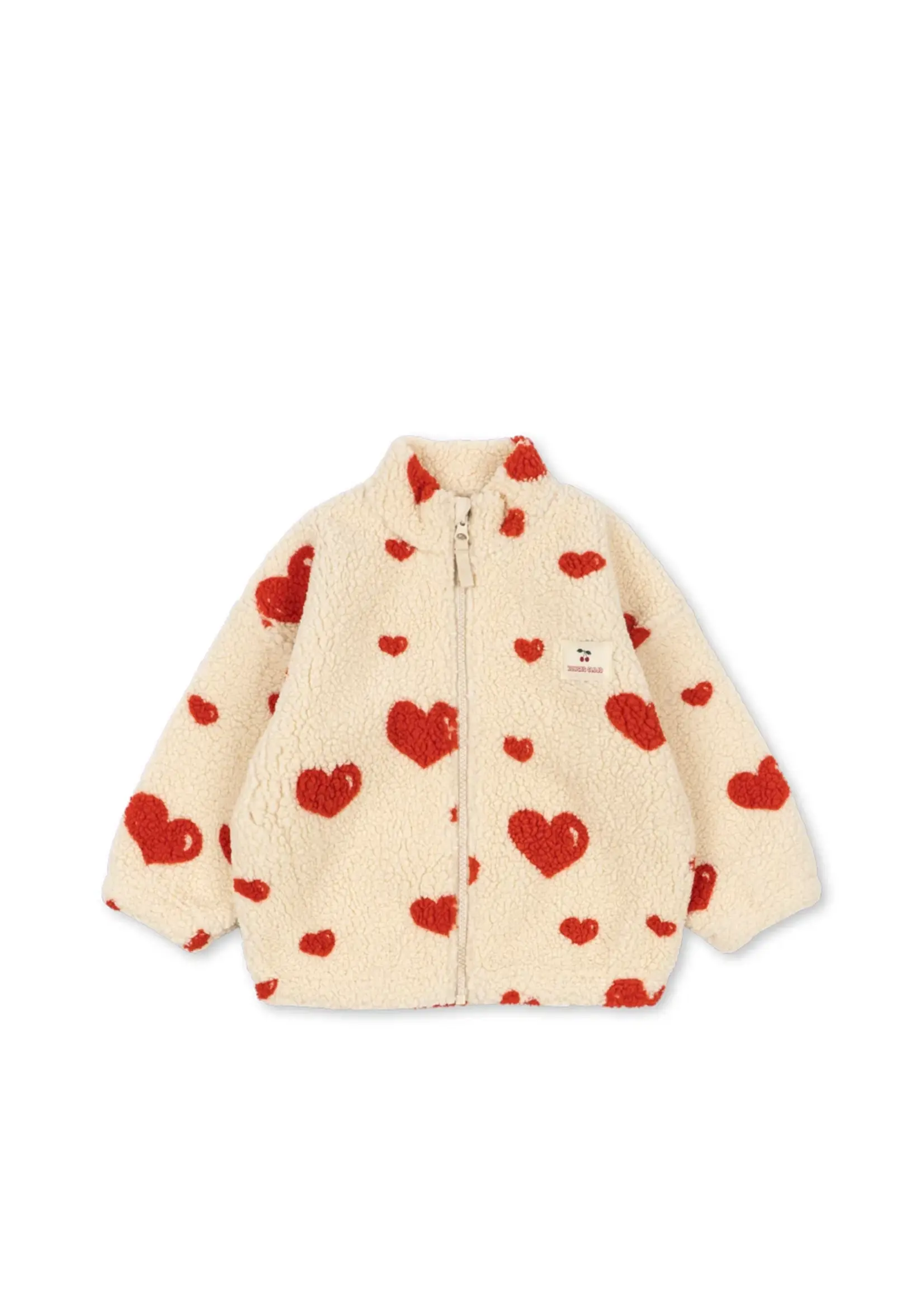 Konges Slojd Jody teddy jacket Coeur amore - Konges Slojd