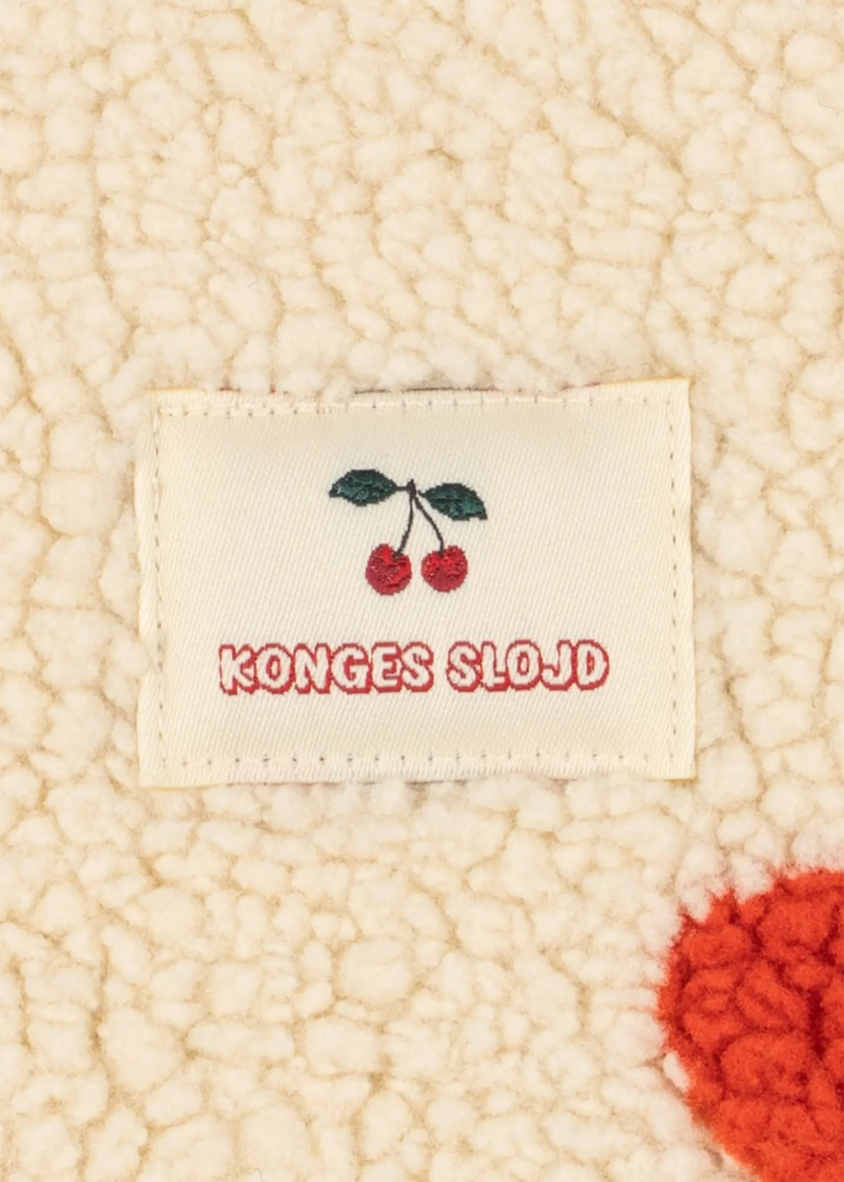 Konges Slojd Jody teddy jacket Coeur amore - Konges Slojd