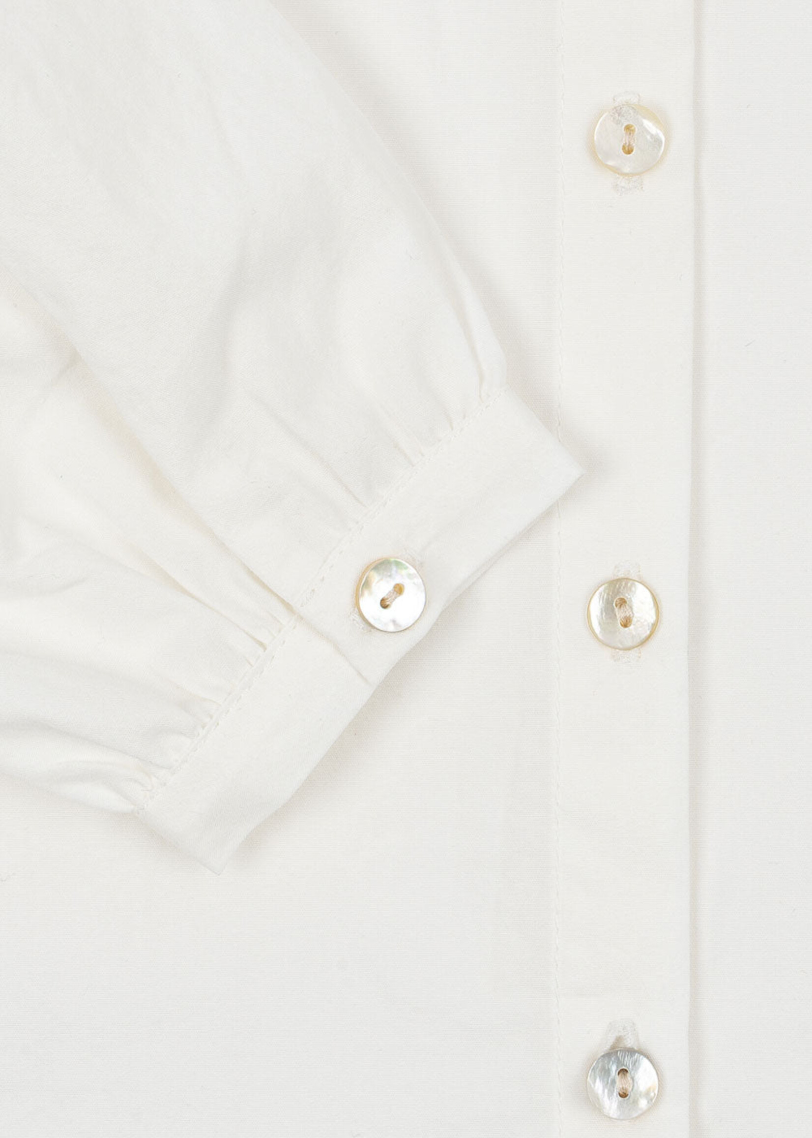 Konges Slojd Rilo collar shirt optic white - Konges Slojd