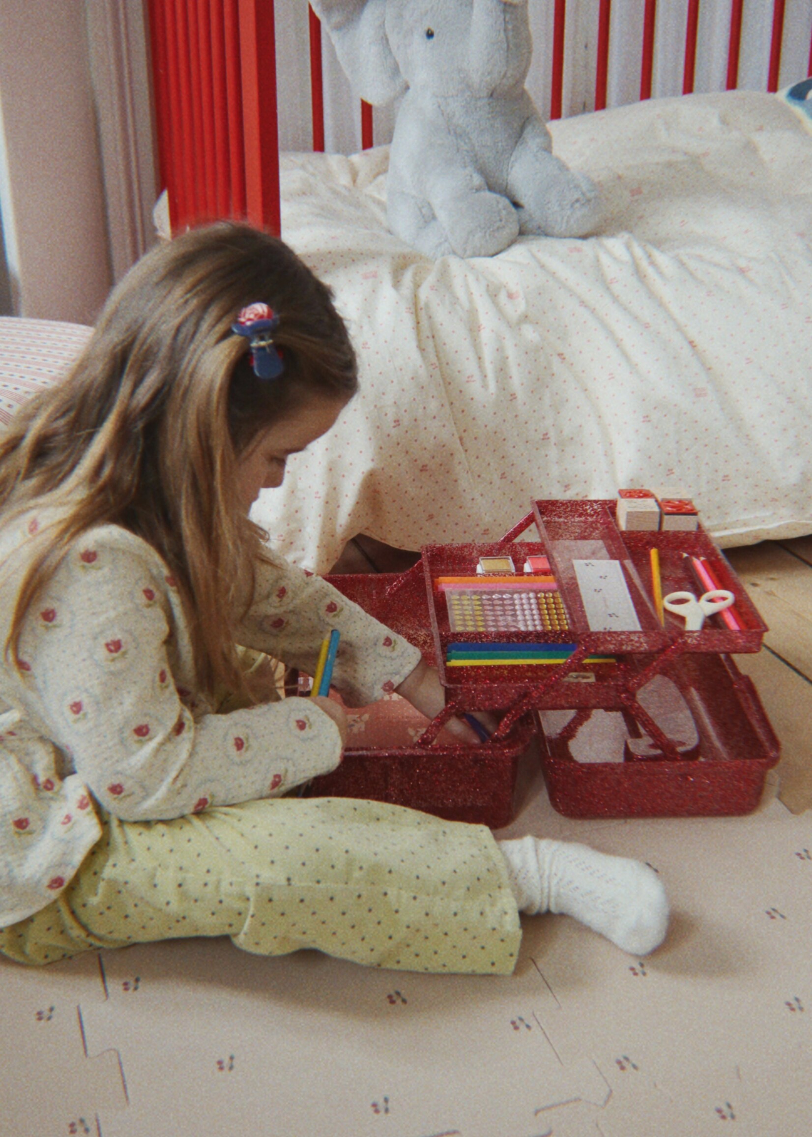 Konges Slojd Creative art caddy Glitter Rose - Konges Slojd