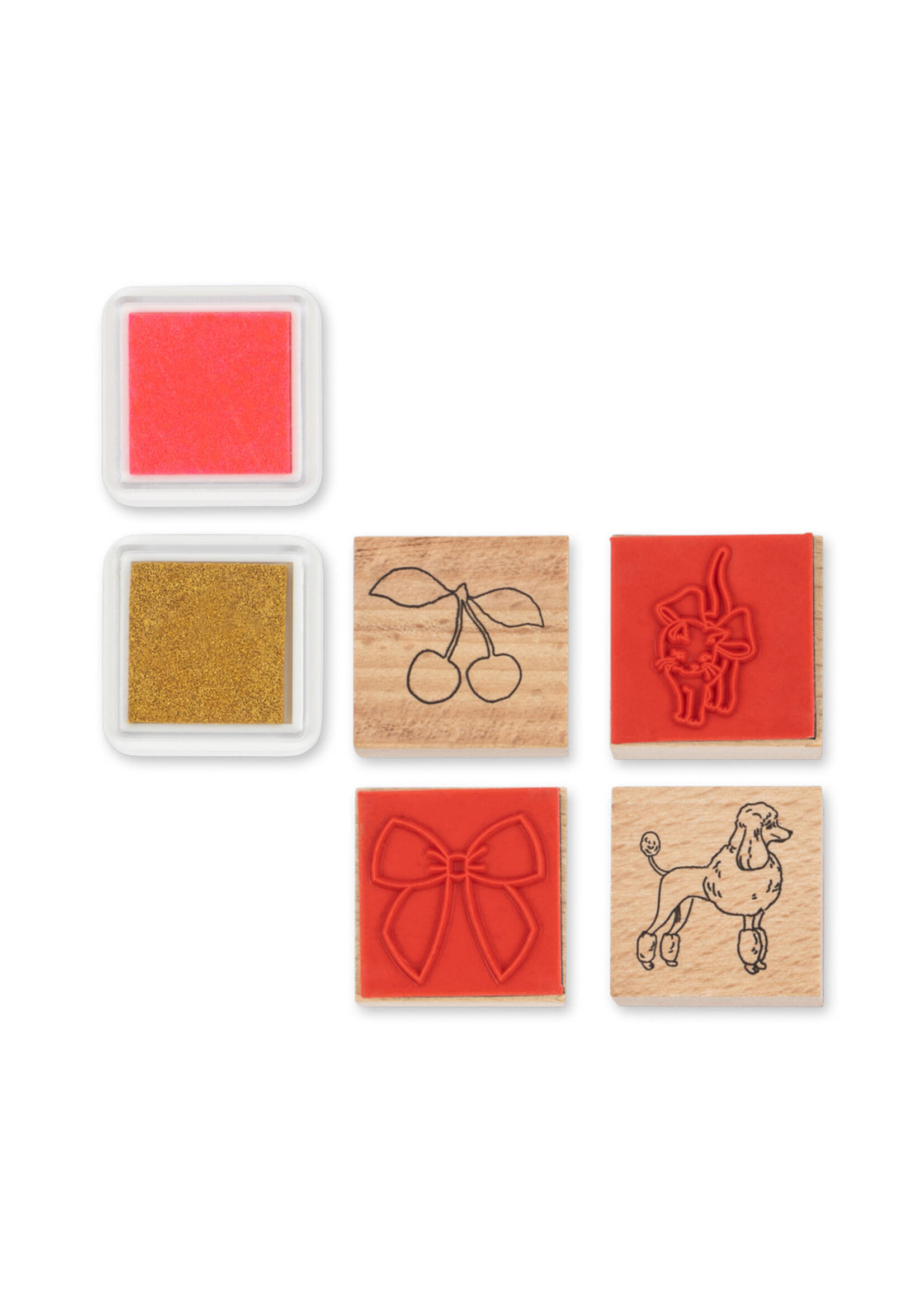 Konges Slojd Creative art caddy Glitter Rose - Konges Slojd