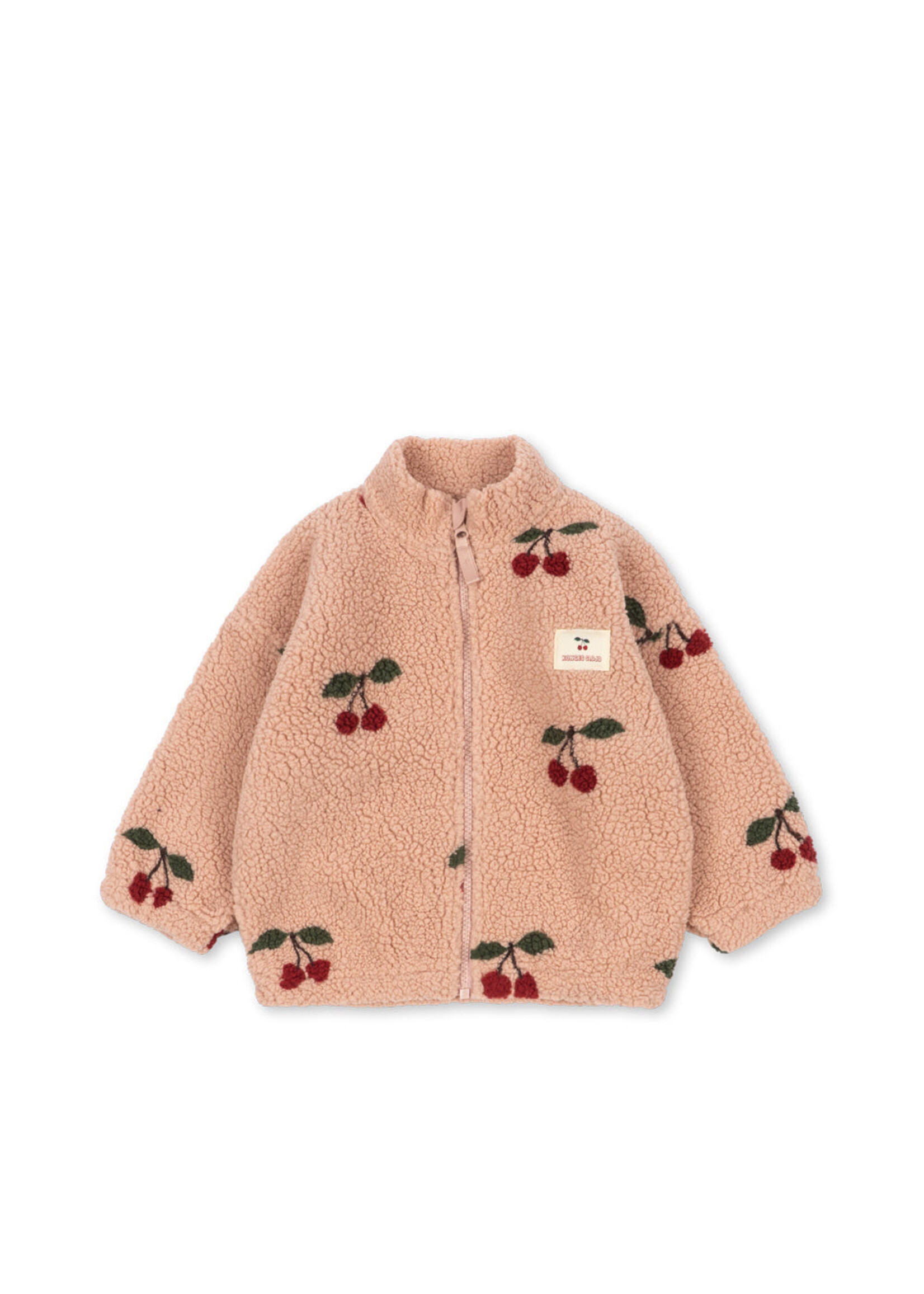 Konges Slojd Jody teddy jacket Ma grande cerise blush - Konges Slojd