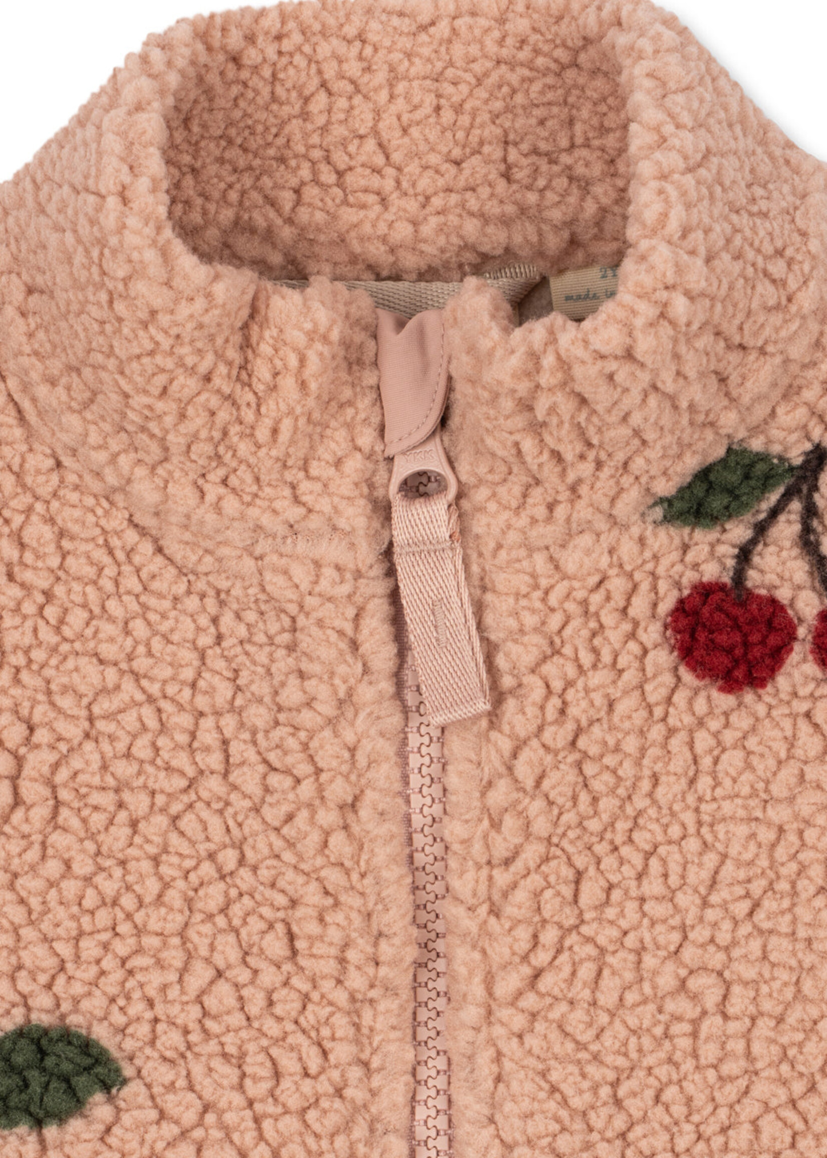 Konges Slojd Jody teddy jacket Ma grande cerise blush - Konges Slojd