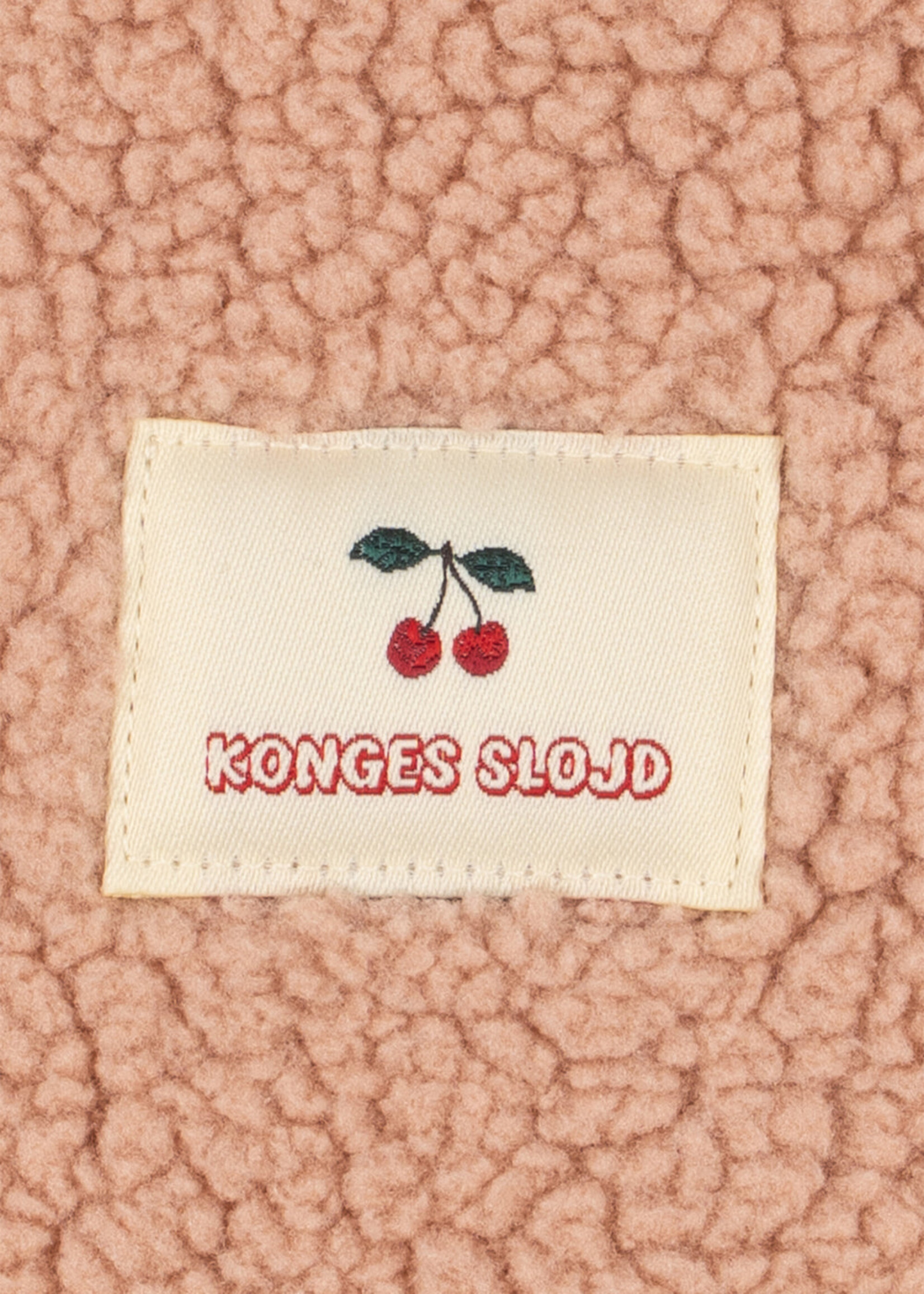 Konges Slojd Jody teddy jacket Ma grande cerise blush - Konges Slojd