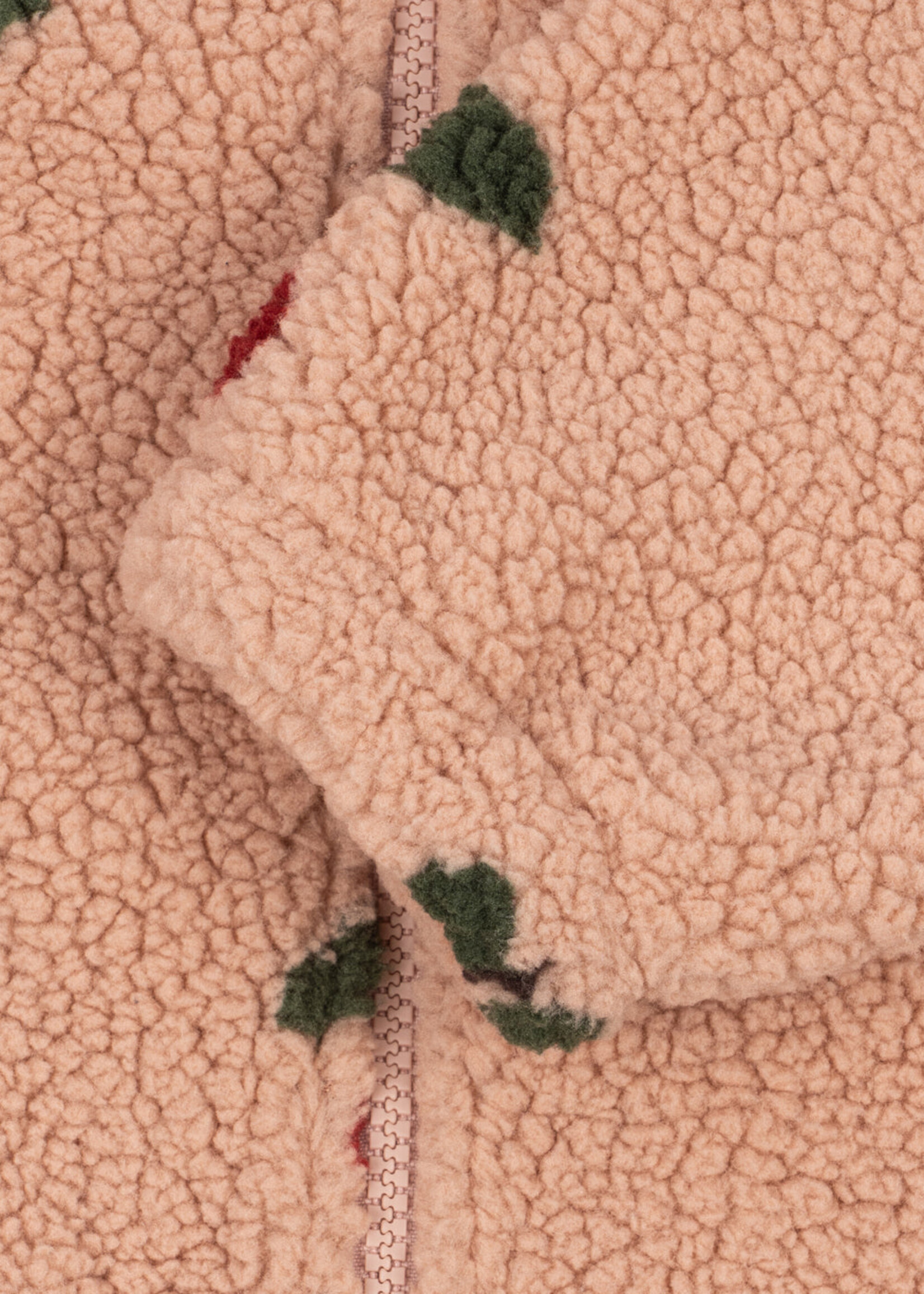 Konges Slojd Jody teddy jacket Ma grande cerise blush - Konges Slojd