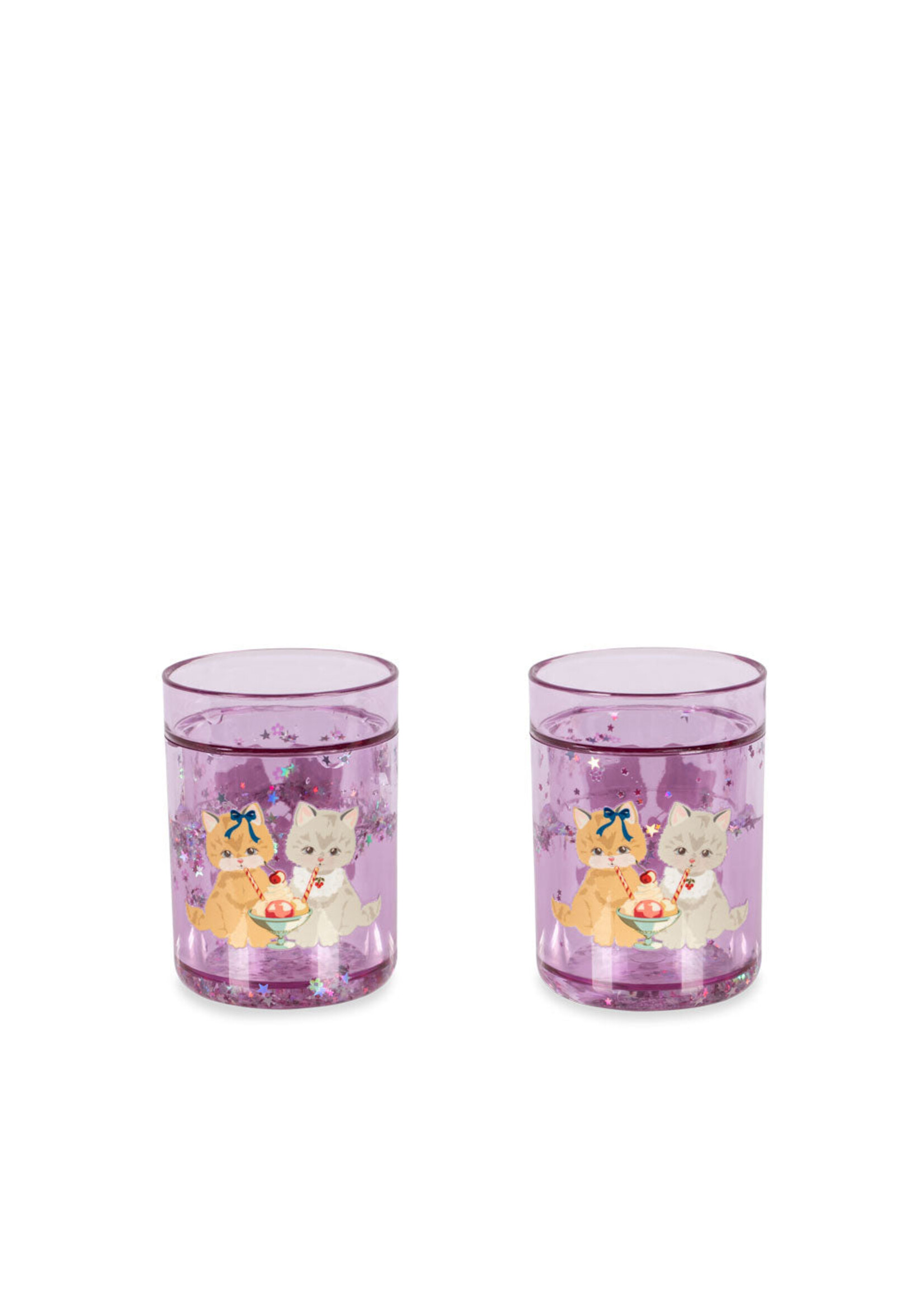 Konges Slojd 2 pack gliter cup Kitty Gelateria - Konges Slojd