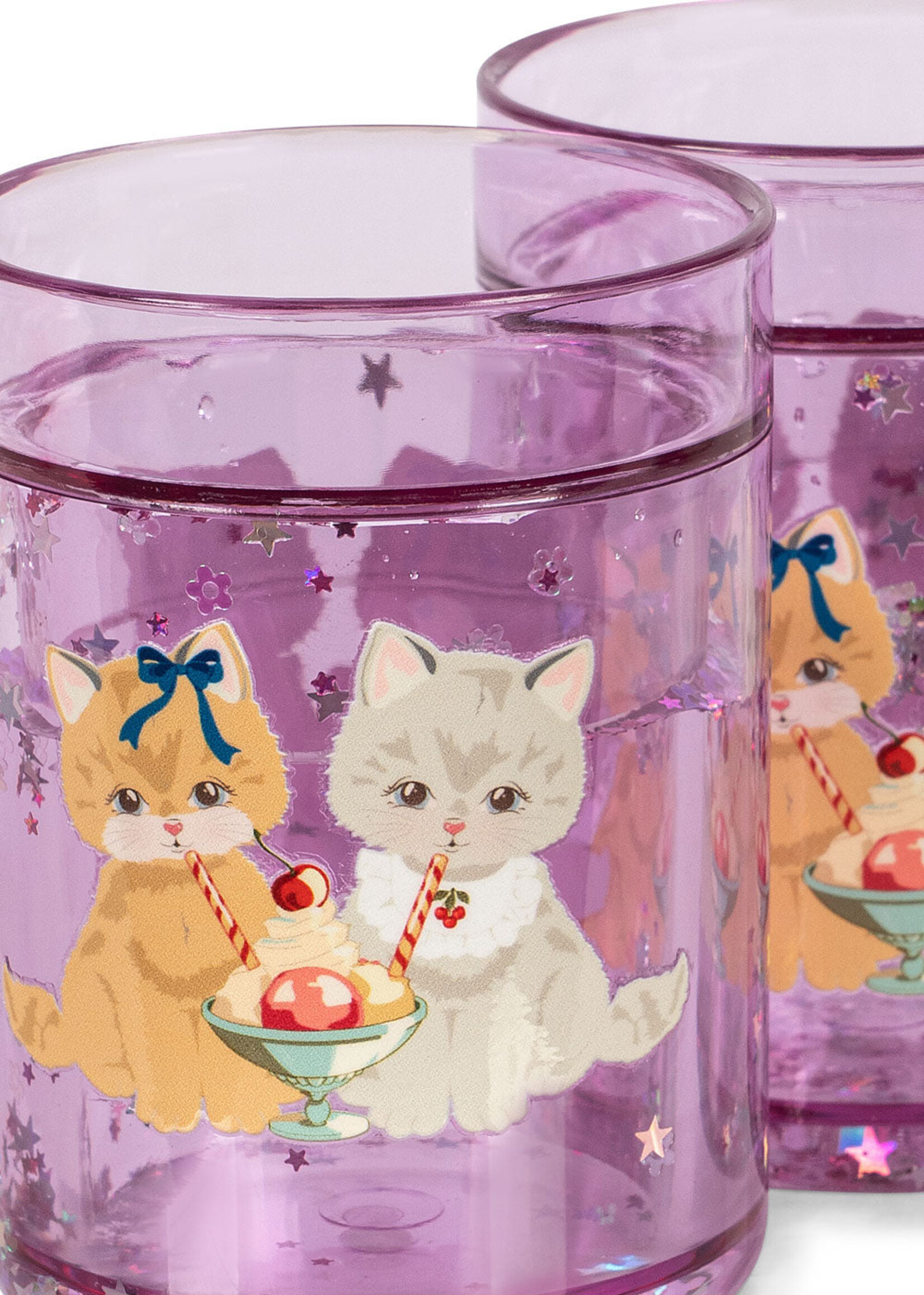 Konges Slojd 2 pack gliter cup Kitty Gelateria - Konges Slojd