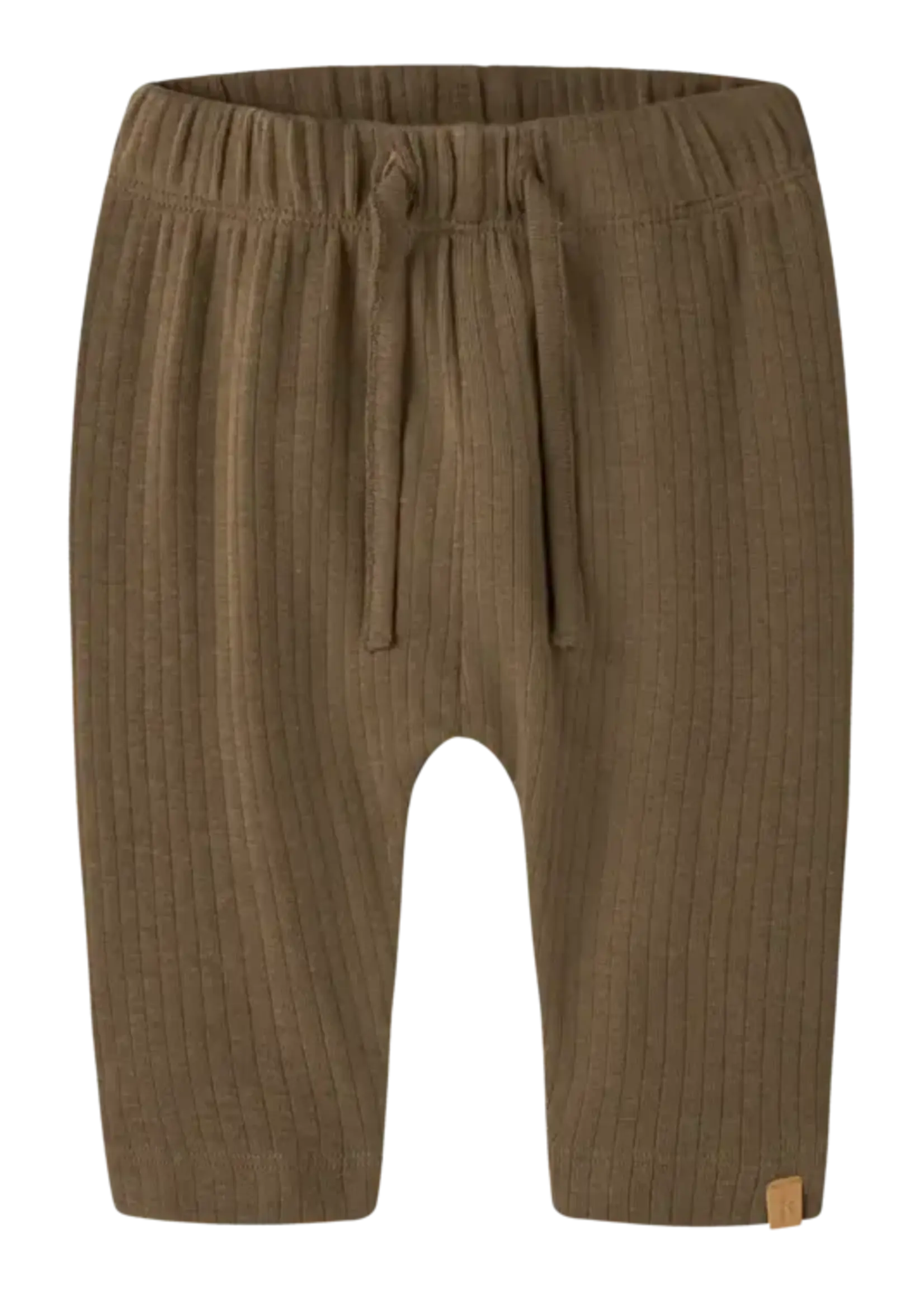 Lil Atelier Gabo bib loose pants Teak - Lil Atelier
