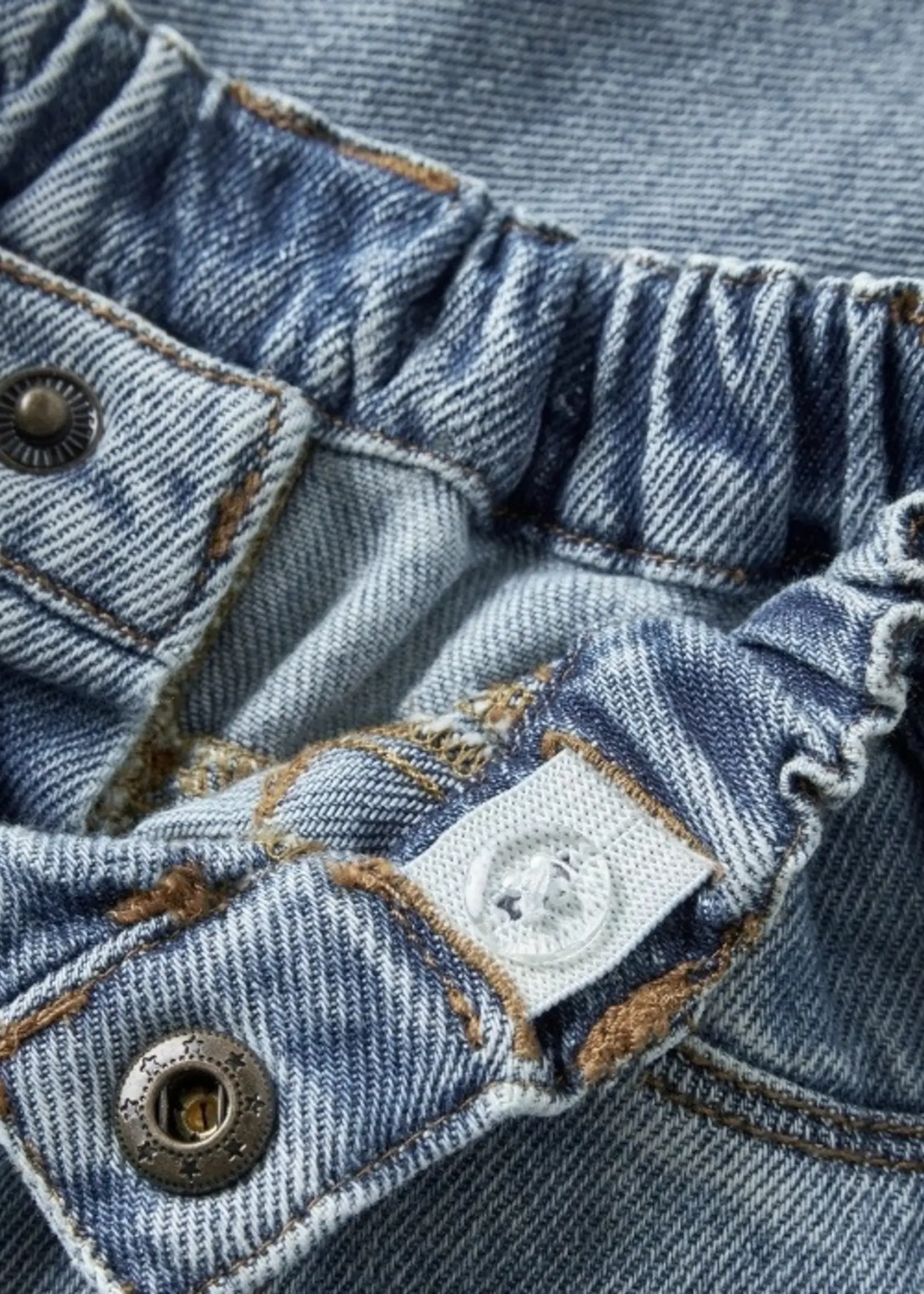 Lil Atelier Karole wide jeans | Medium blue denim - Lil Atelier