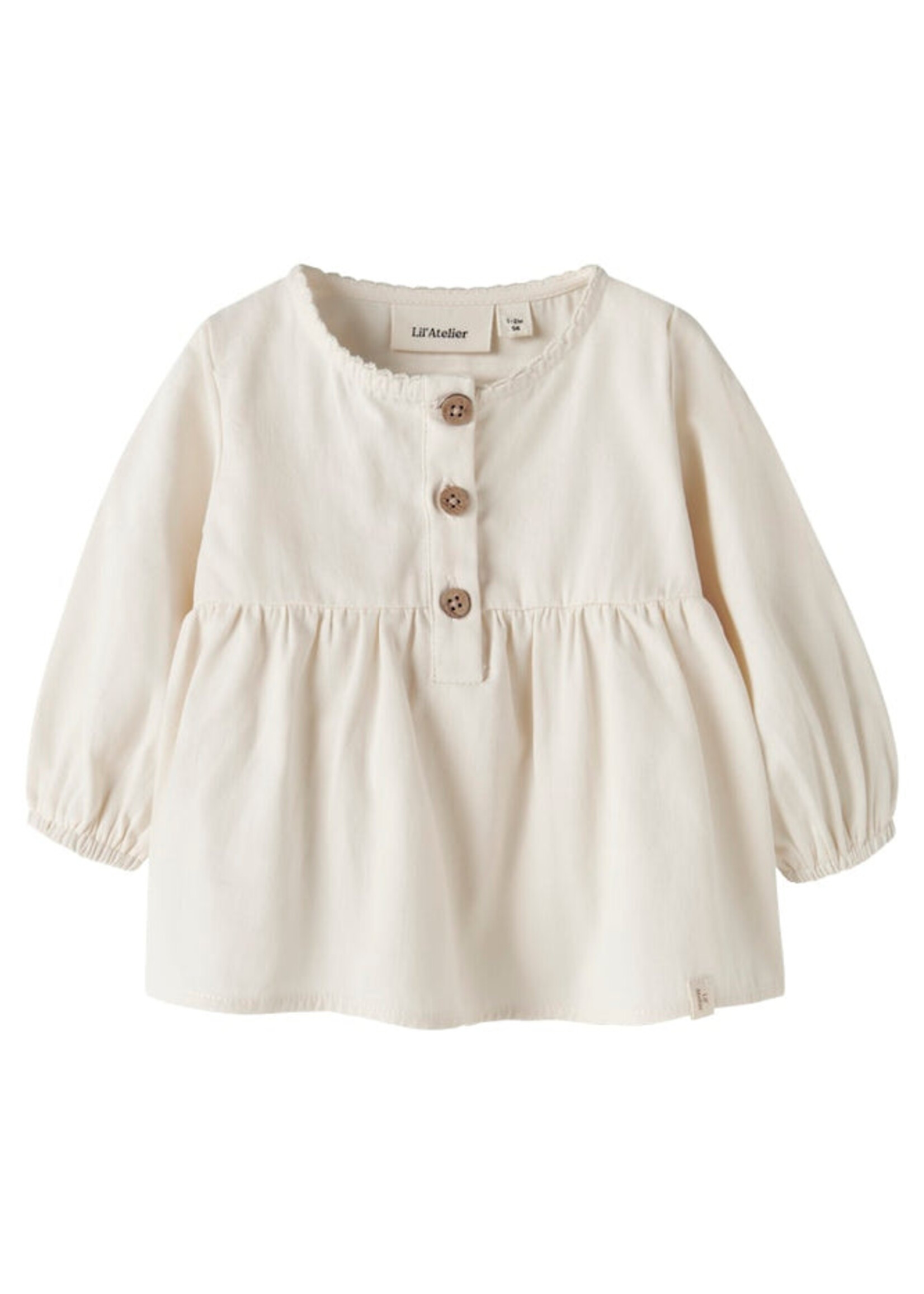 Lil Atelier Lolia ls loose shirt - Turtledove / Lil Atelier