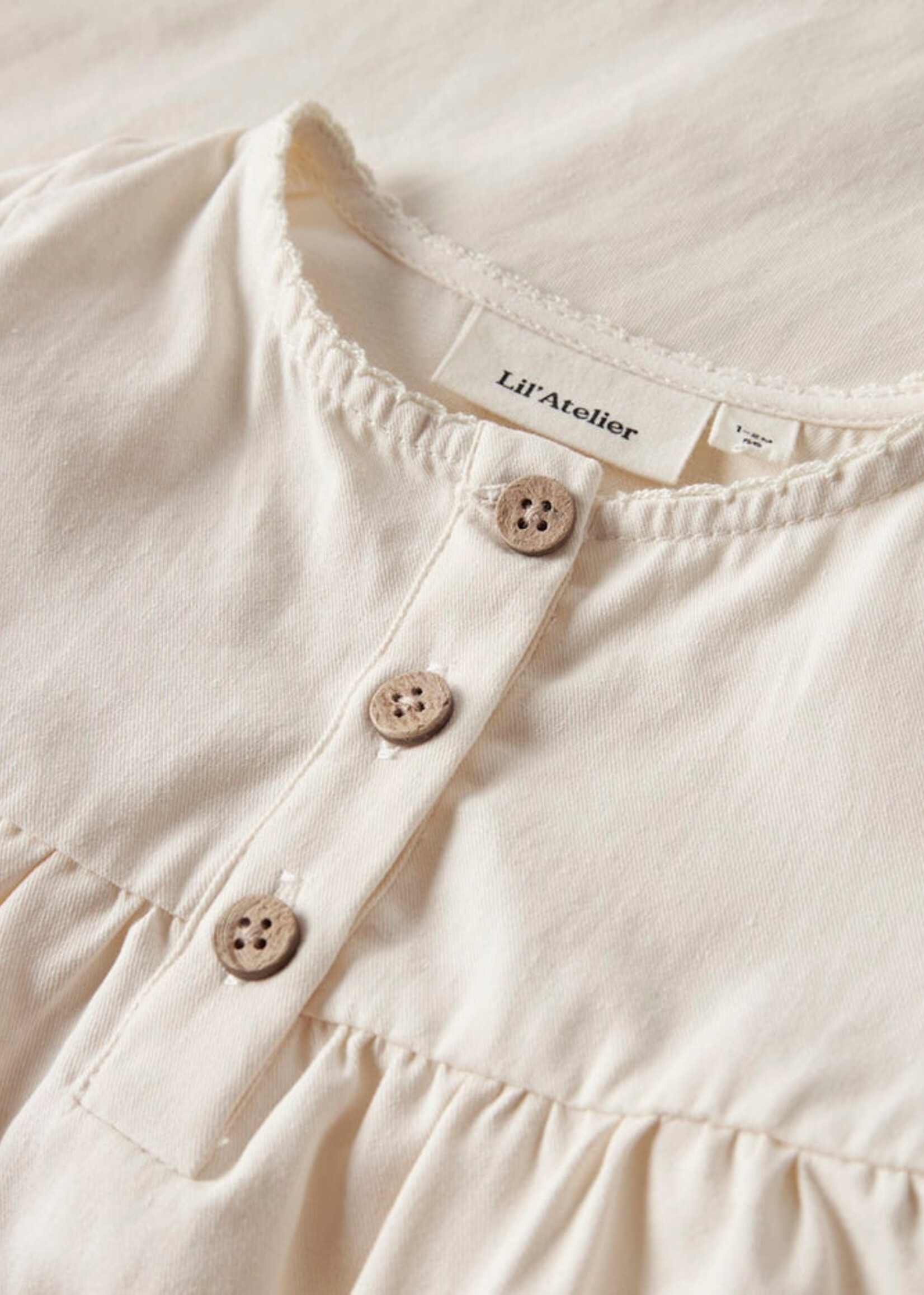 Lil Atelier Lolia ls loose shirt - Turtledove / Lil Atelier
