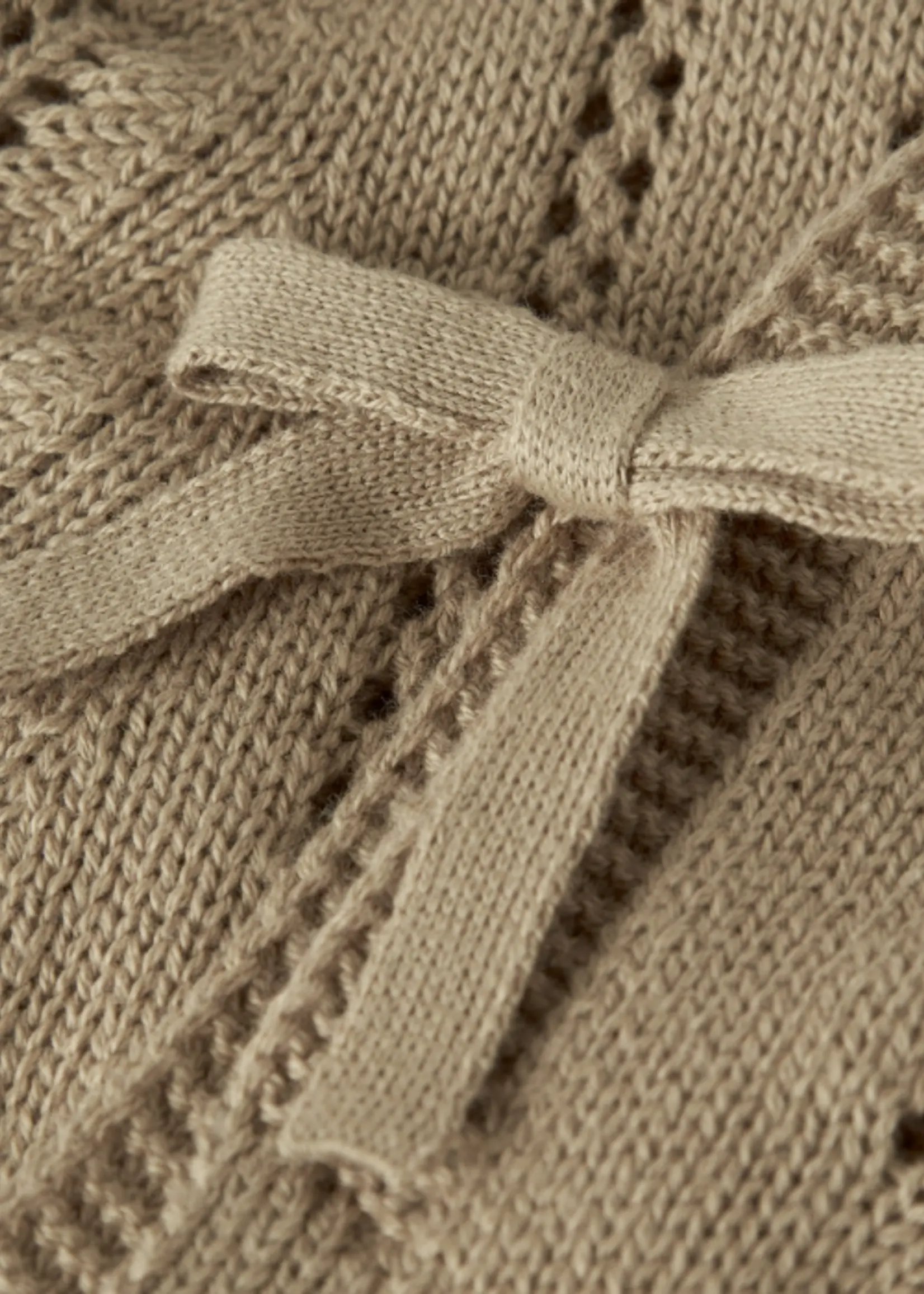 Lil Atelier Leou ls knit vest | Twill - Lil Atelier