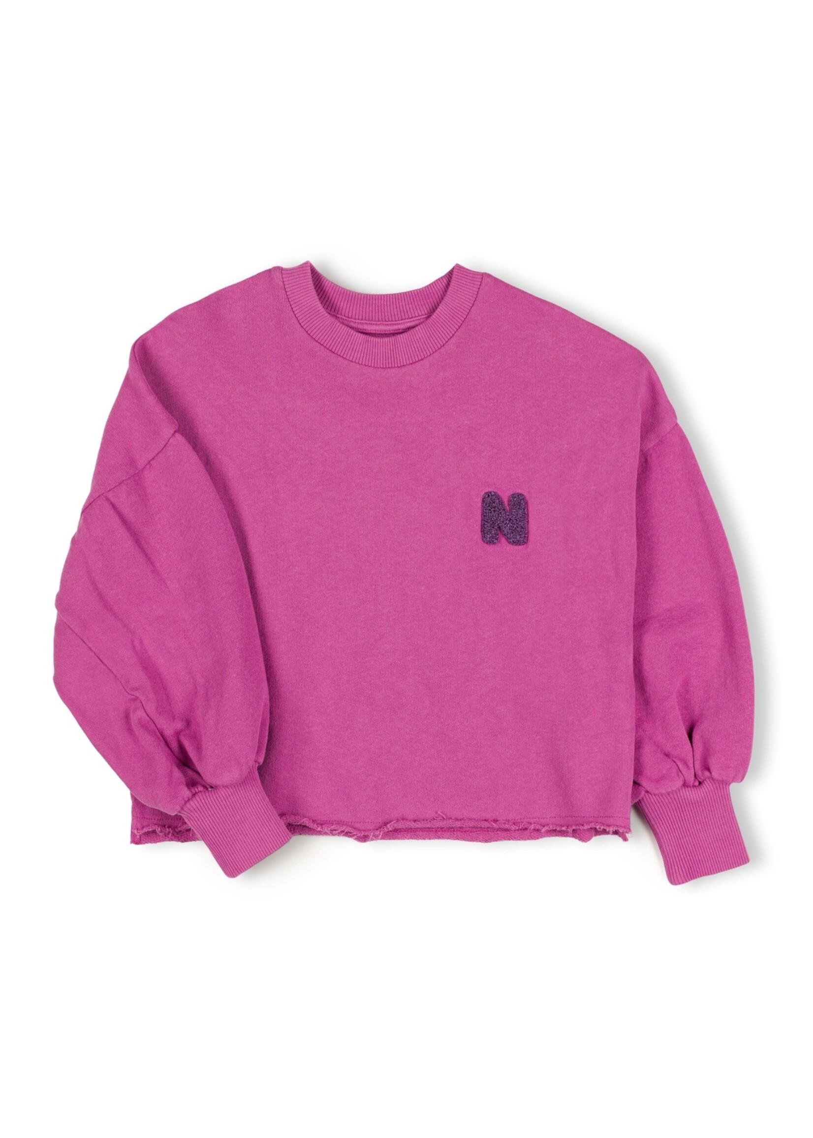 Nixnut Split sweater Plum - Nixnut