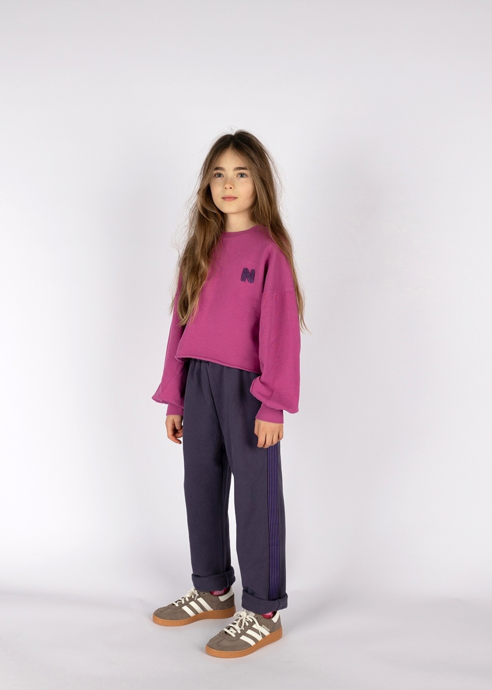 Nixnut Split sweater Plum - Nixnut