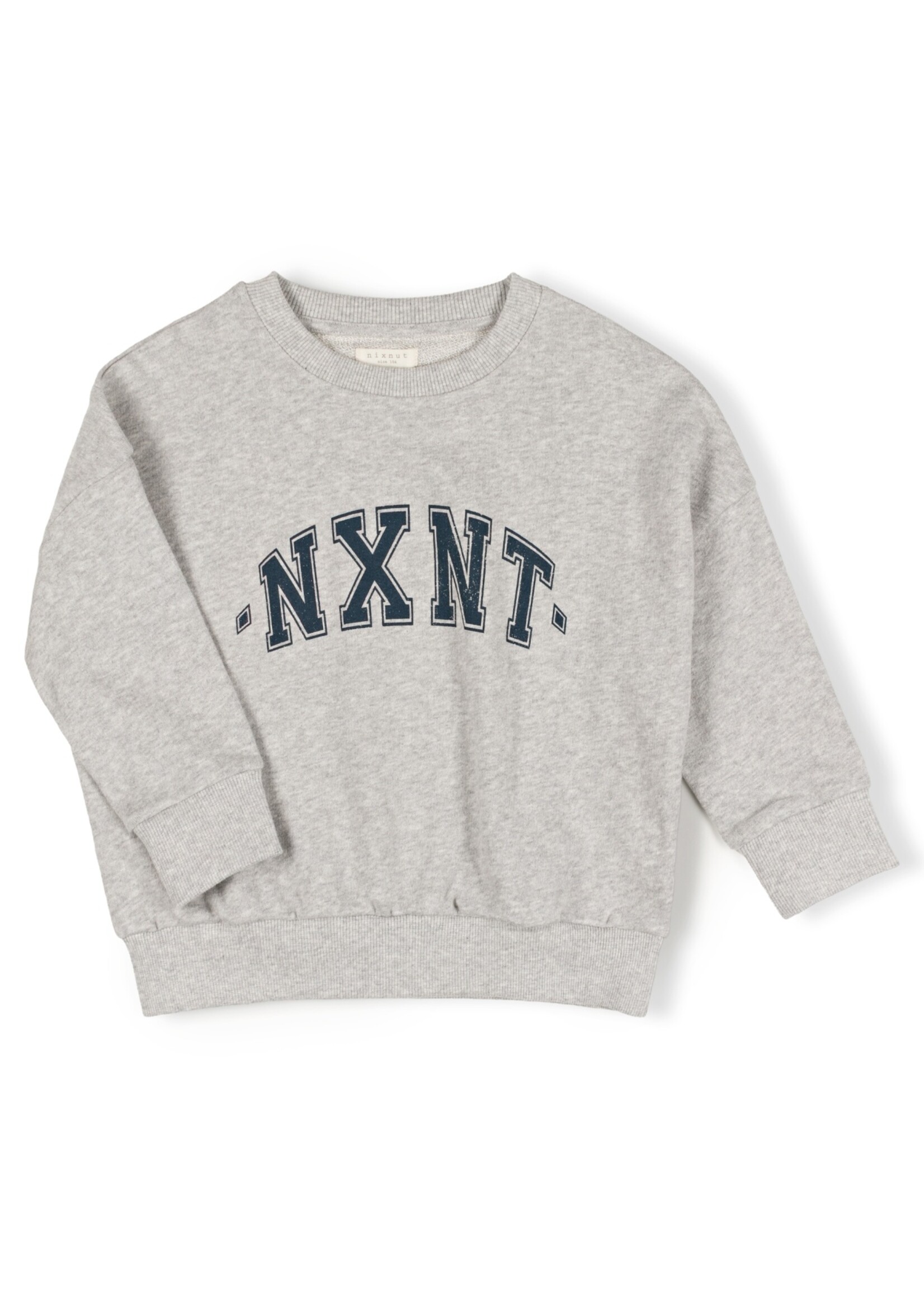 Nixnut Logo sweater Grey - Nixnut