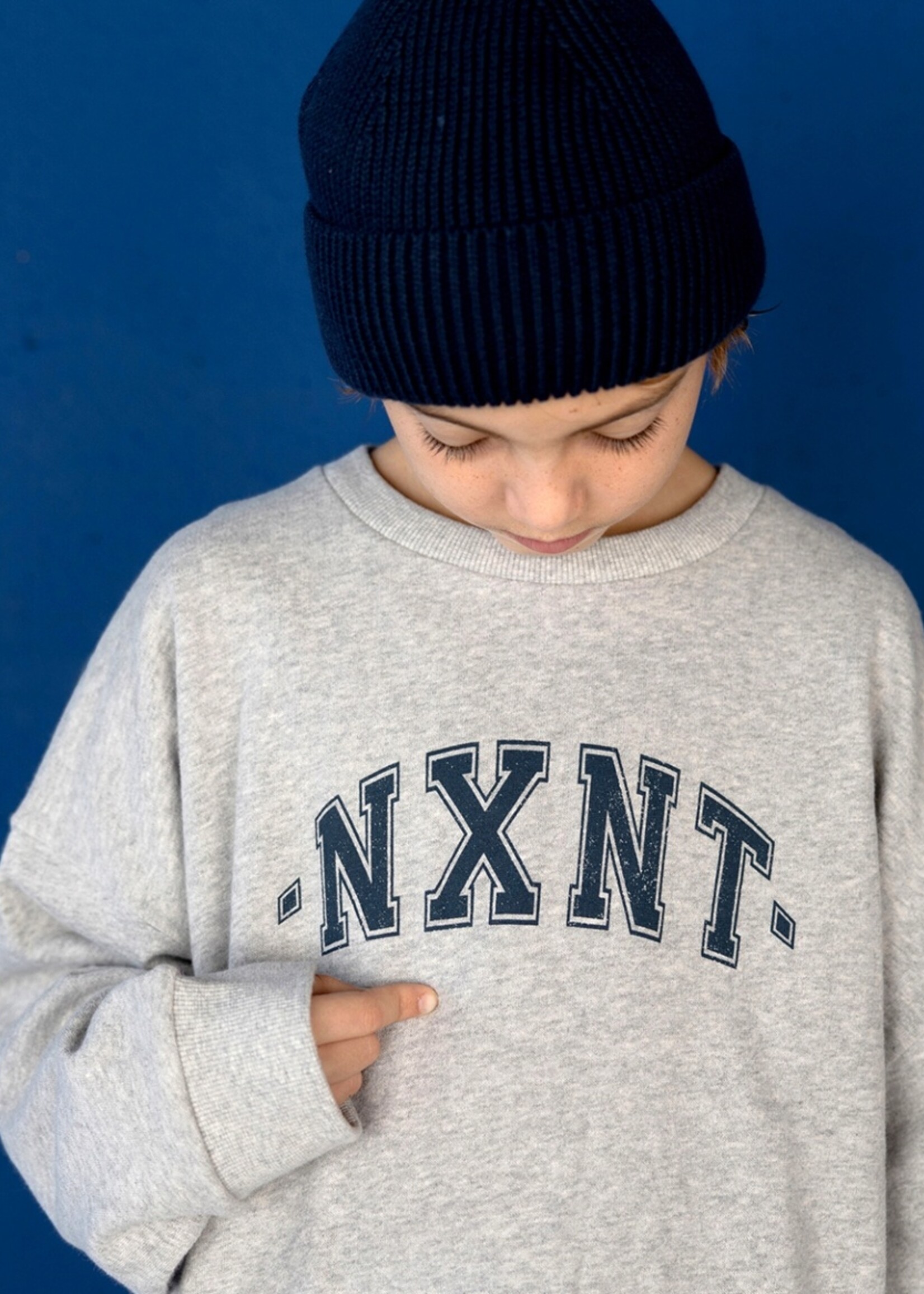 Nixnut Logo sweater Grey - Nixnut