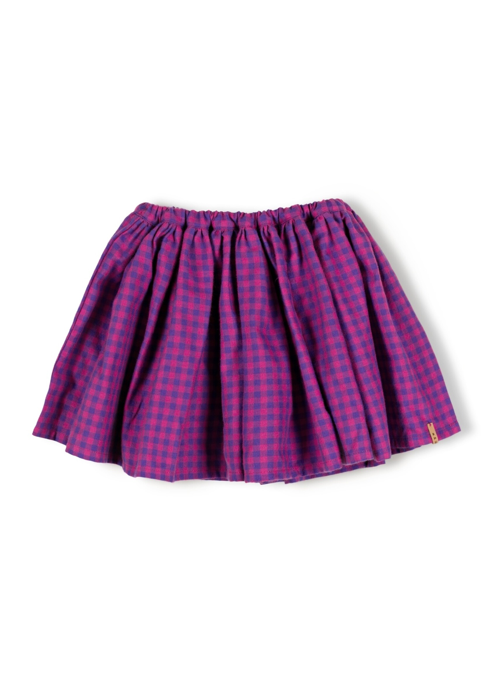 Nixnut Tos skirt Blueberry checkered - Nixnut