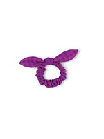 Nixnut Bow scrunchie Blueberry checkered - Nixnut