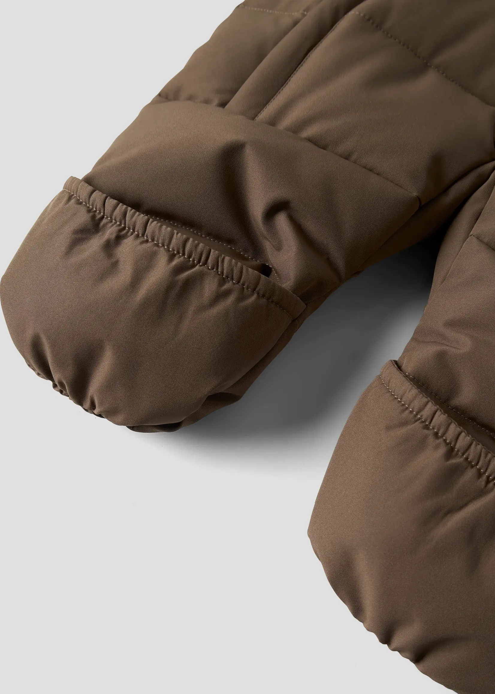Lil Atelier Lamedow puffer snowsuit Dark Earth - Lil Atelier