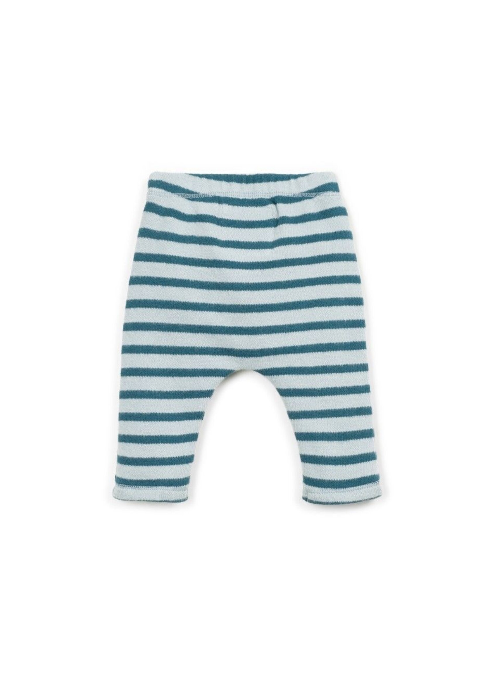 Play Up Striped jersey legging Cyanotype - Play Up