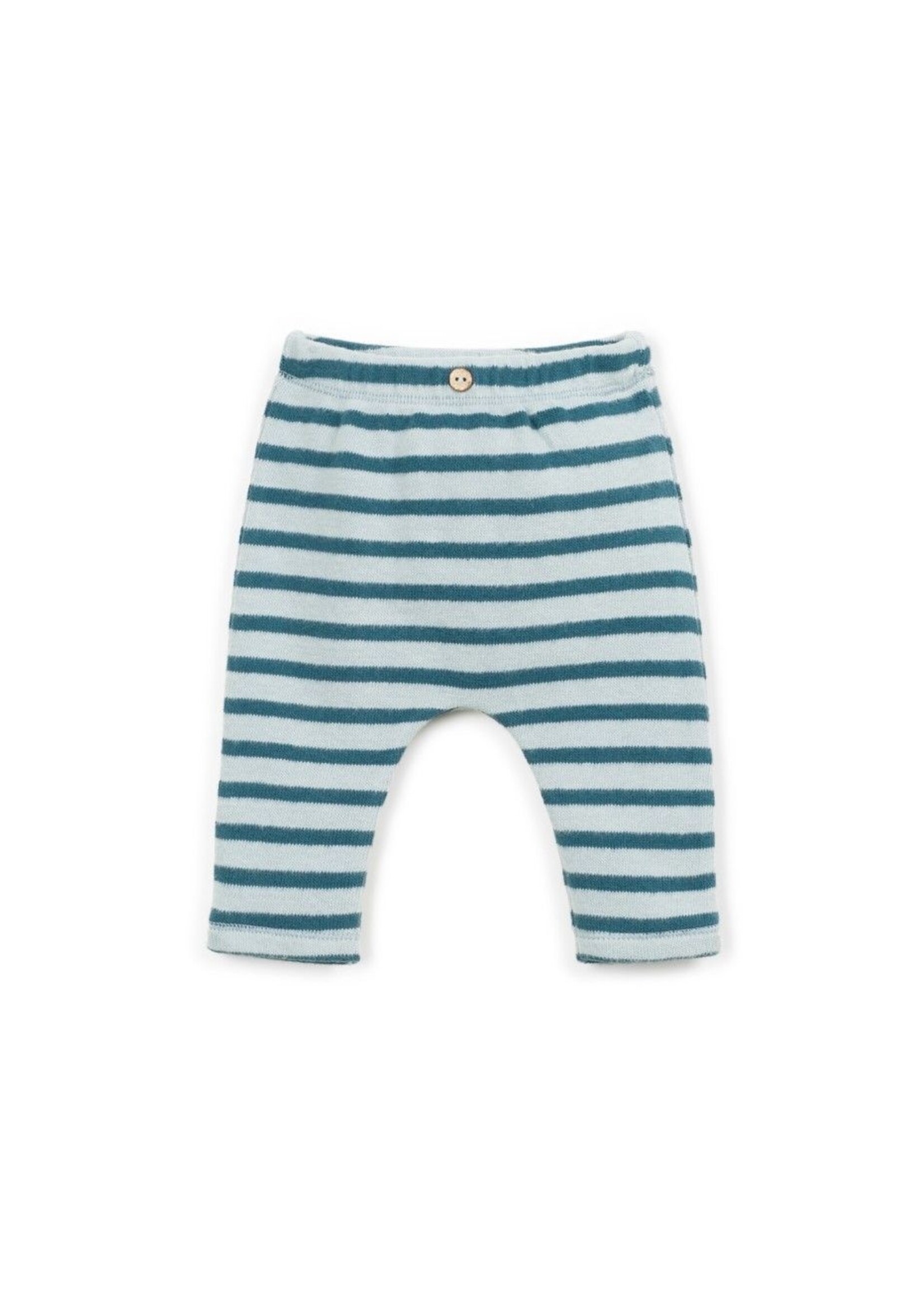 Play Up Striped jersey legging Cyanotype - Play Up