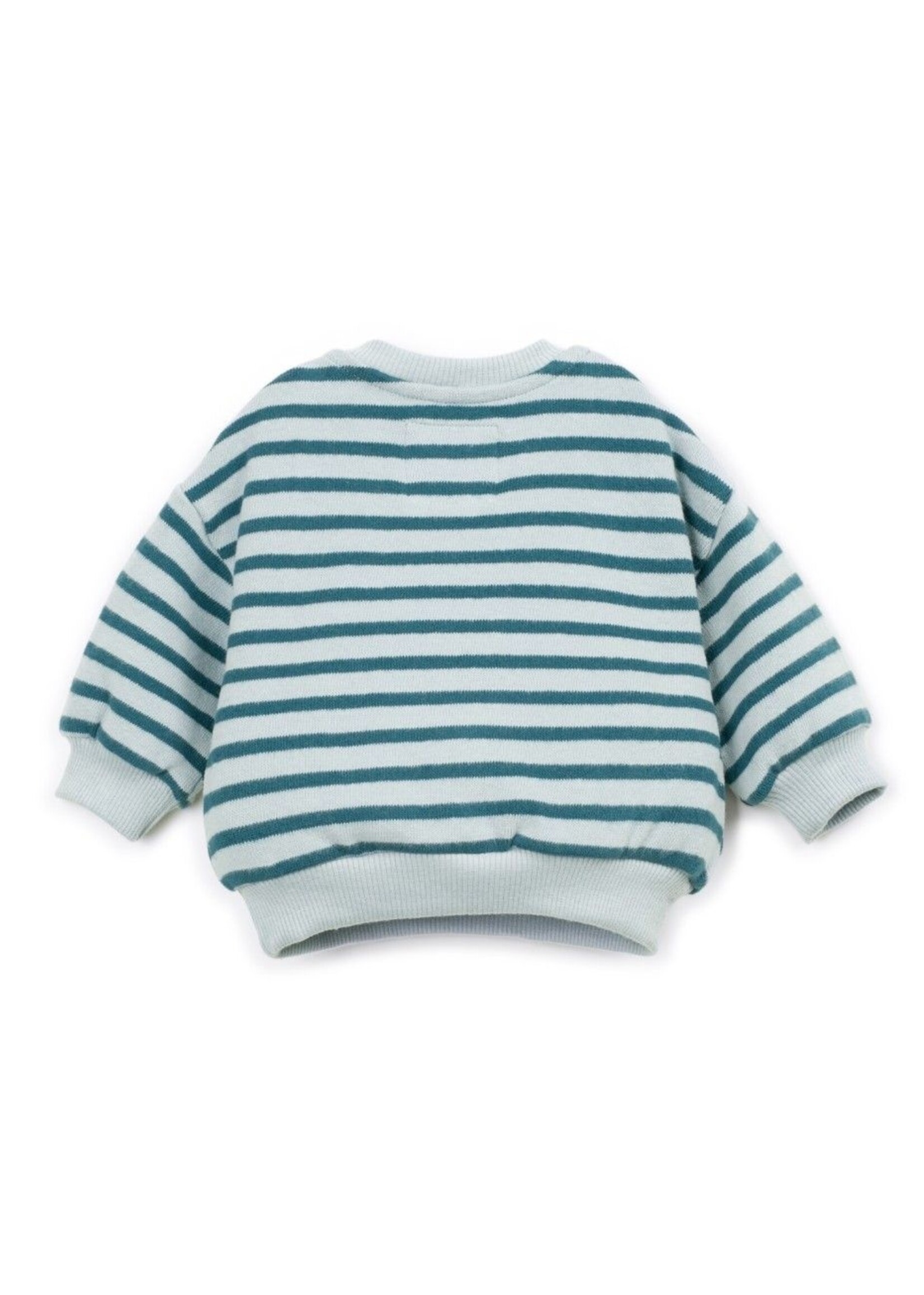 Play Up Striped jersey sweater Cyanotype - Play up