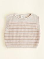 HVID Vest Harvey Cream/Apricot - Hvid