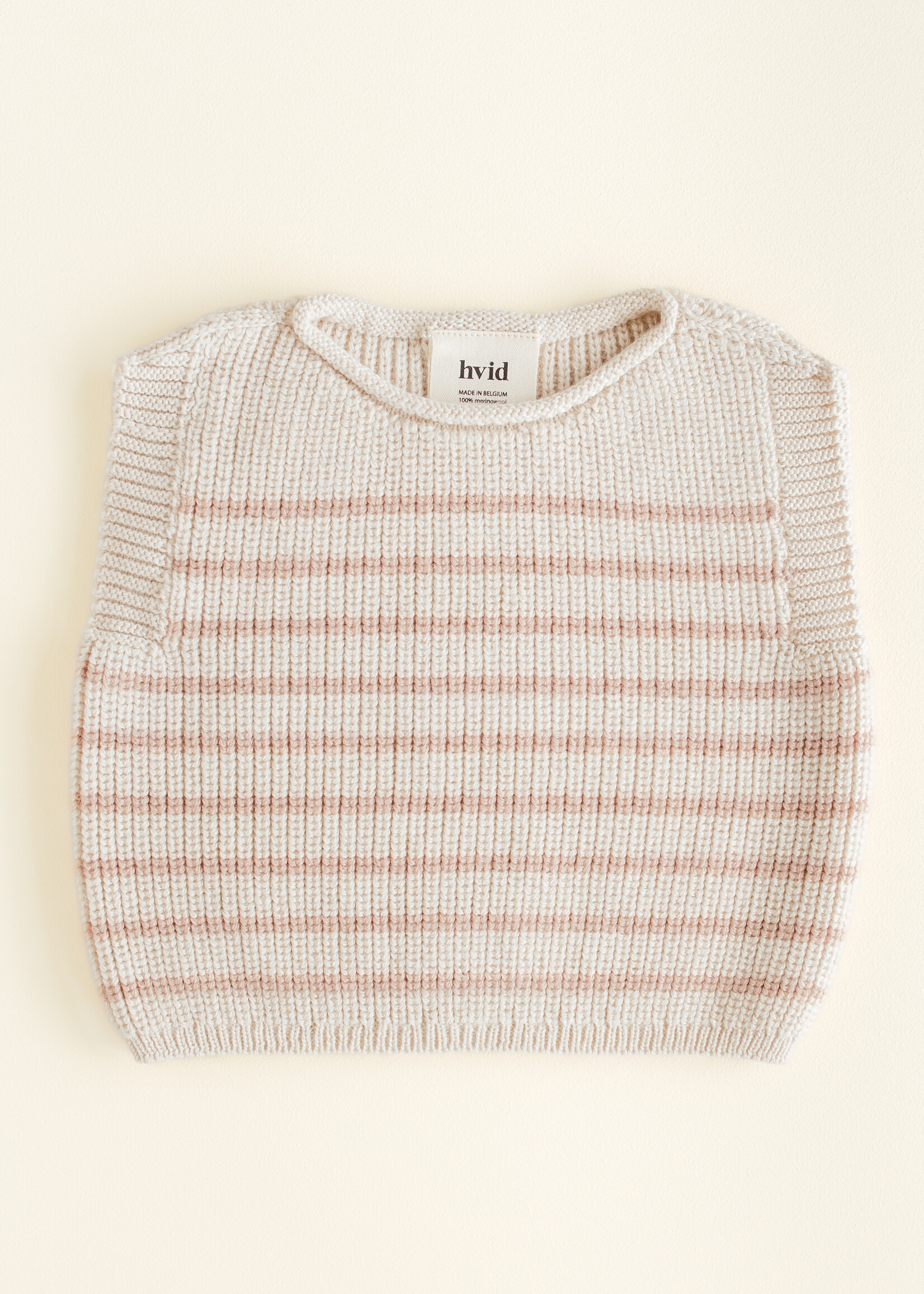 HVID Vest Harvey Cream/Apricot - Hvid