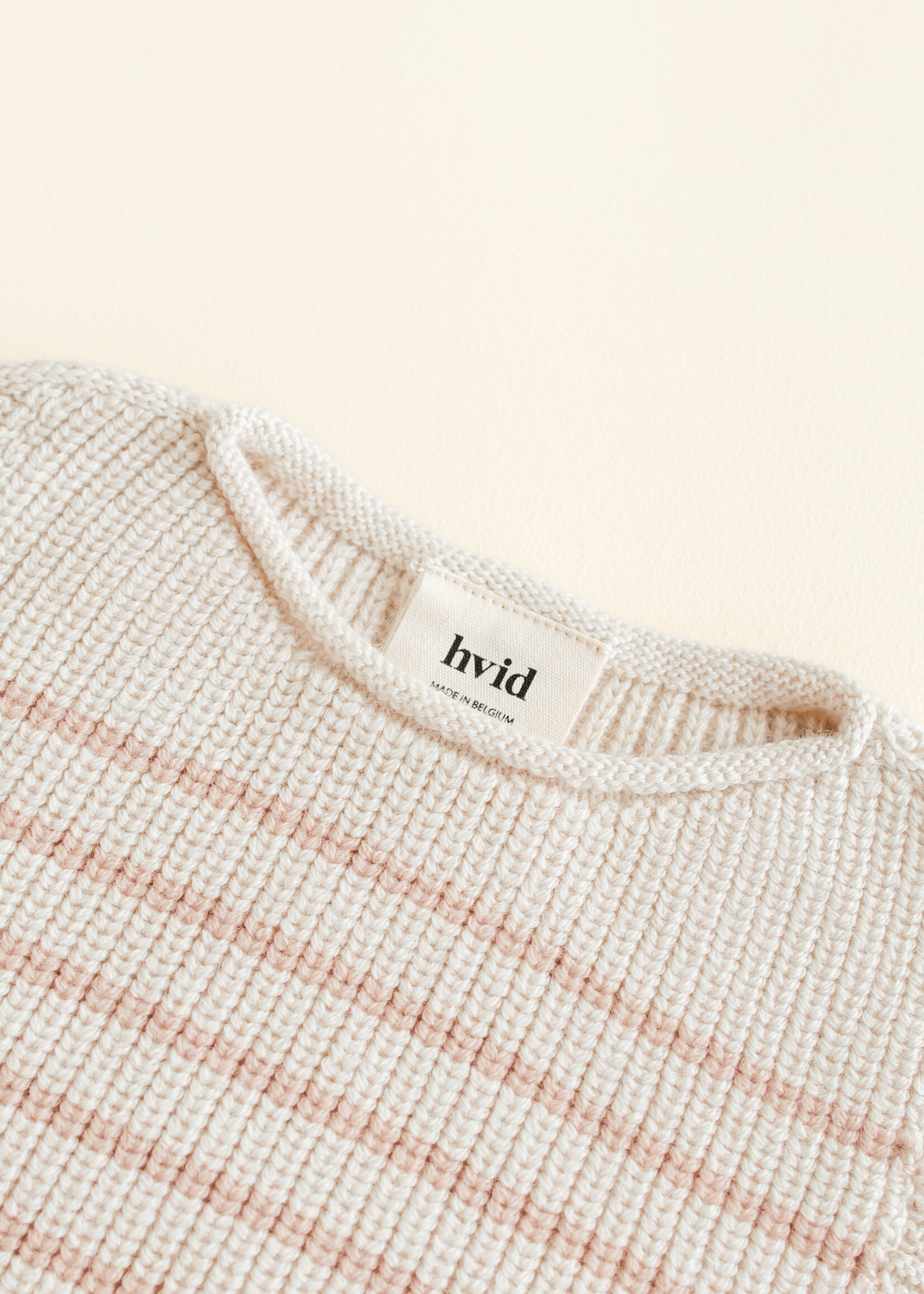 HVID Vest Harvey Cream/Apricot - Hvid