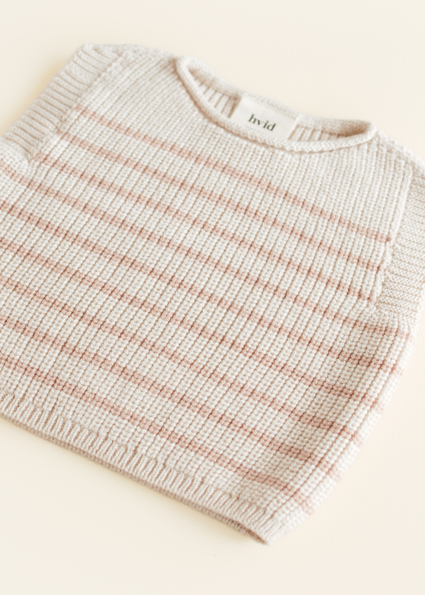 HVID Vest Harvey Cream/Apricot - Hvid
