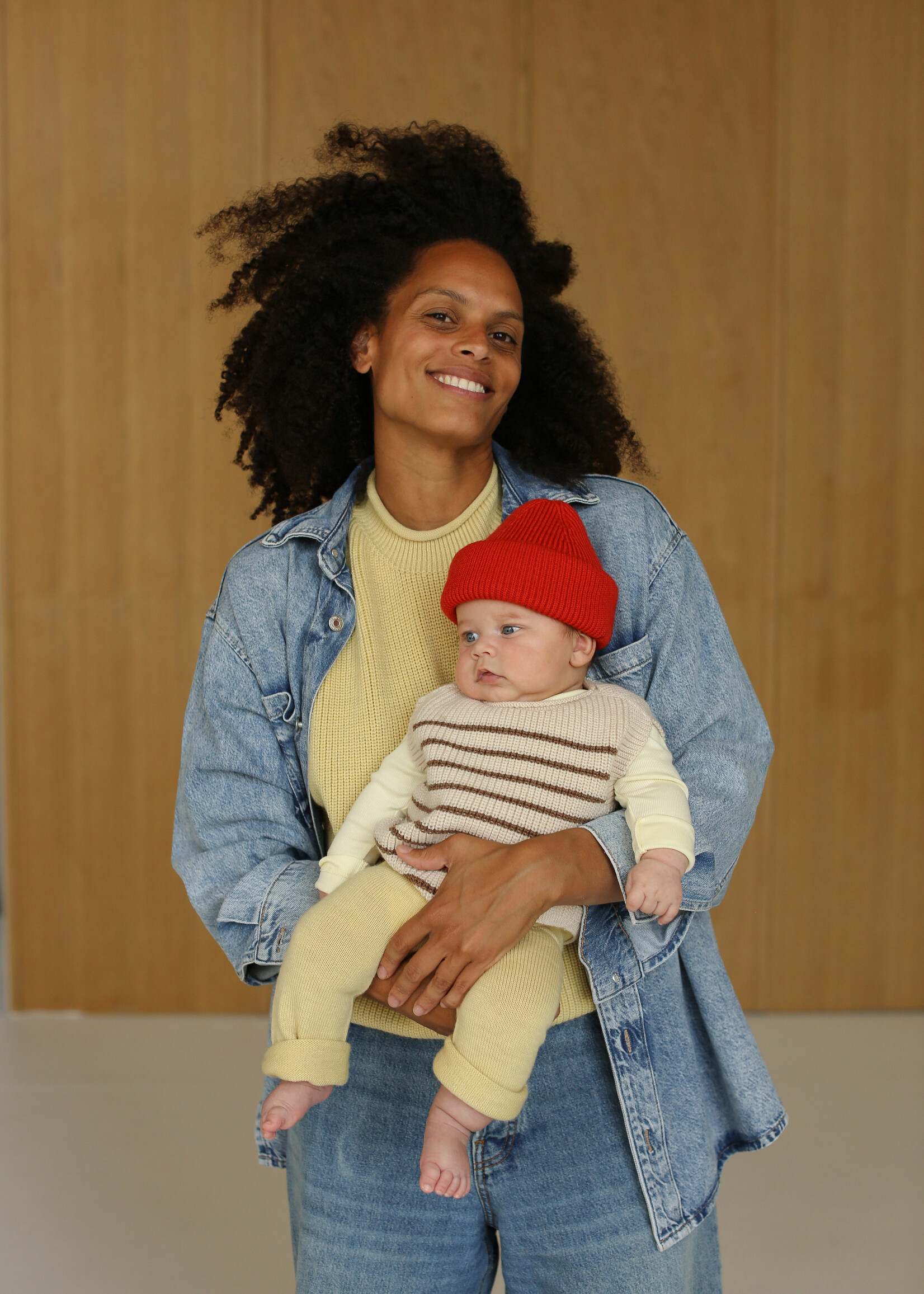 HVID Vest Harvey Cream/Mocha - Hvid