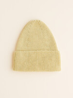 HVID Beanie Fonzie kids Light yellow - Hvid