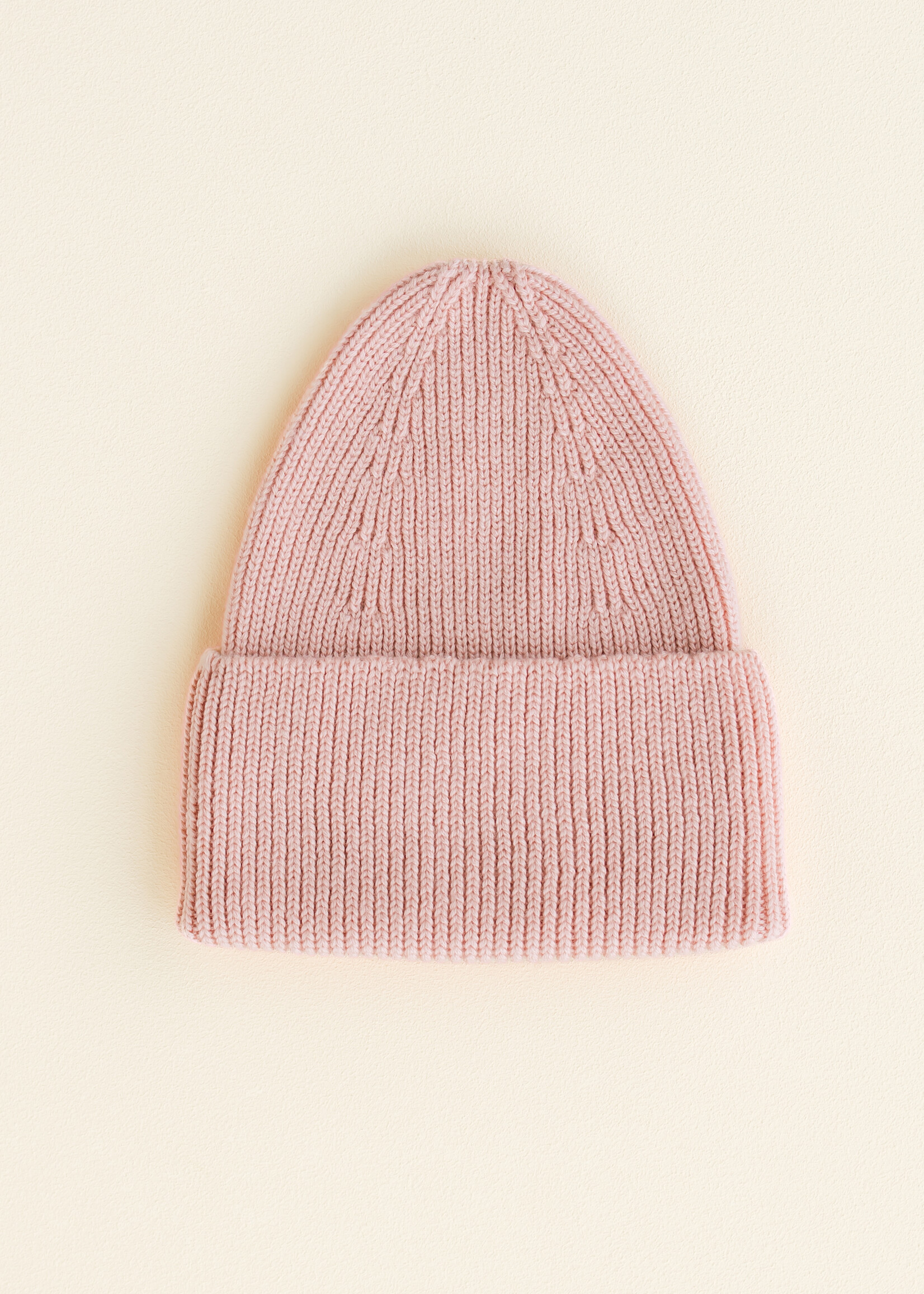 HVID Beanie Fonzie kids Powder - Hvid