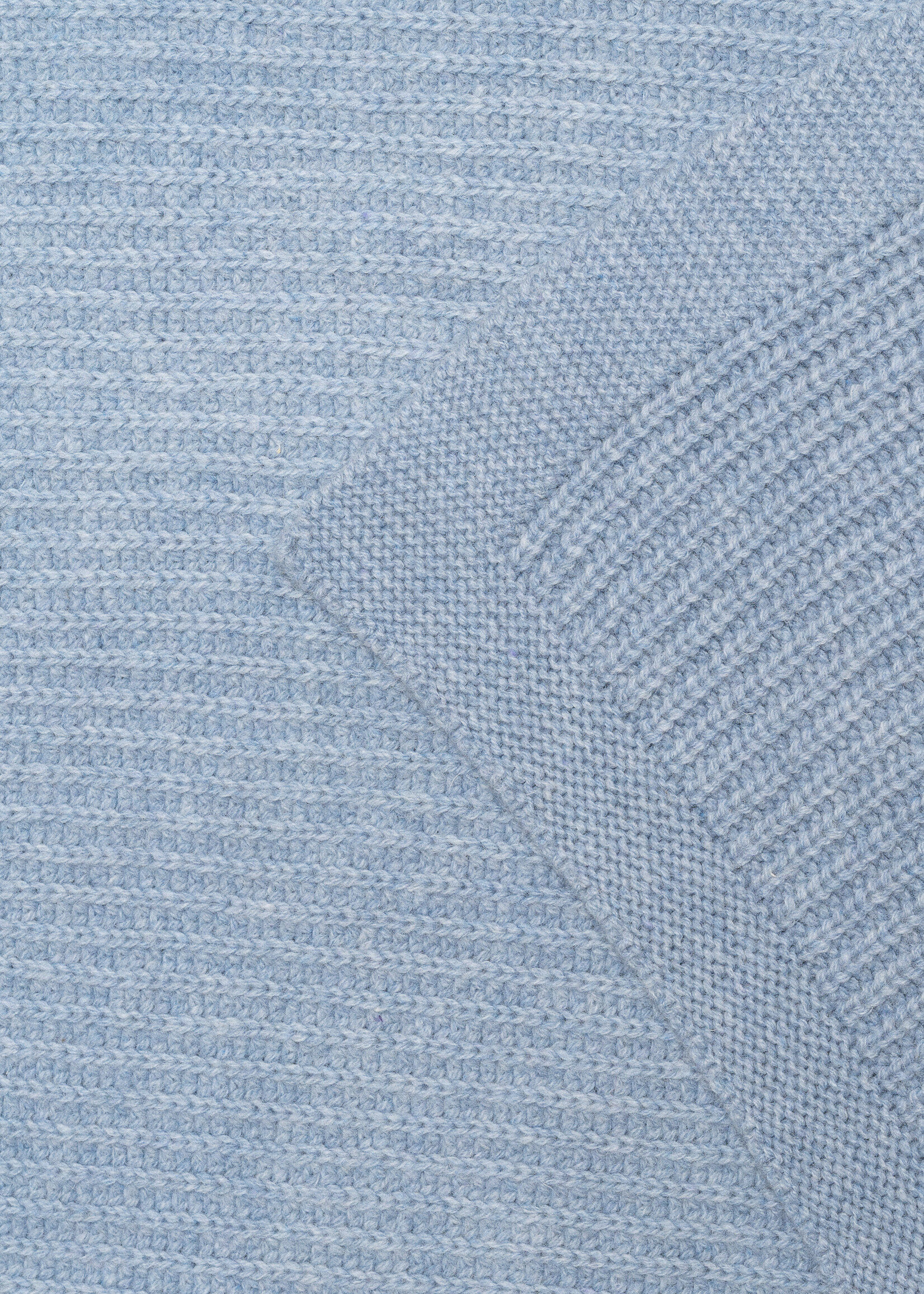 HVID Blanket Kiki Frost Blue - Hvid