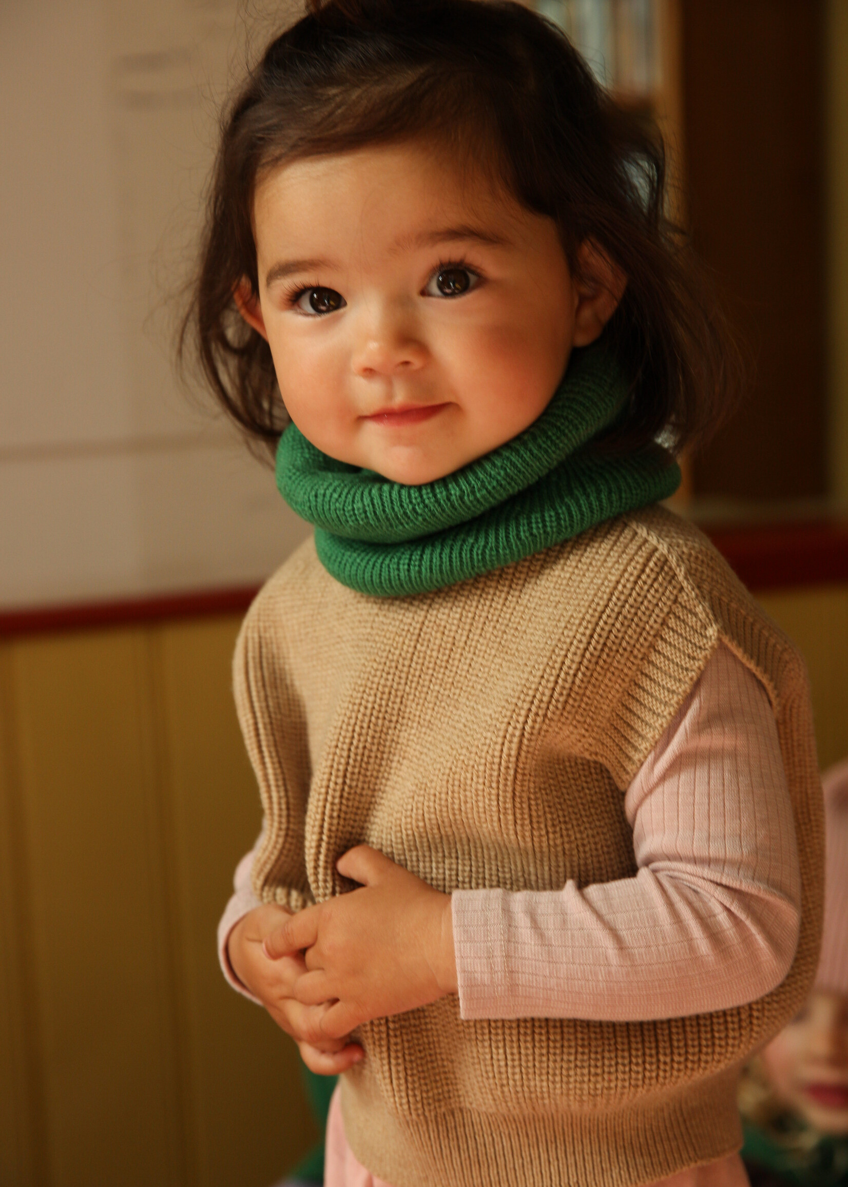 HVID Vest Harvey kids Sand - Hvid