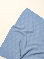 HVID Blanket Ivy Light blue - Hvid