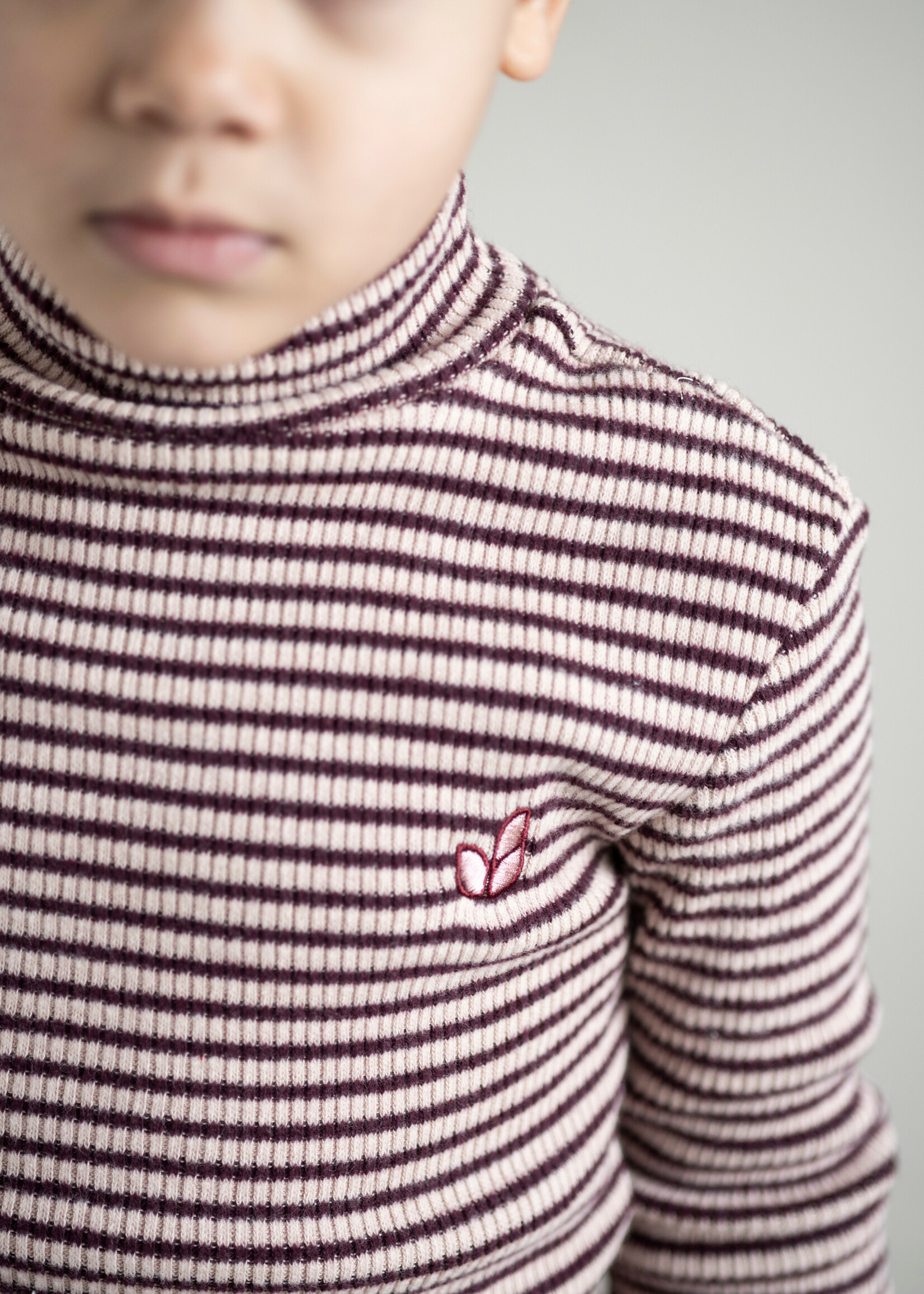 Jenest Tara turtle neck ls tshirt Rose Bordeaux - Jenest