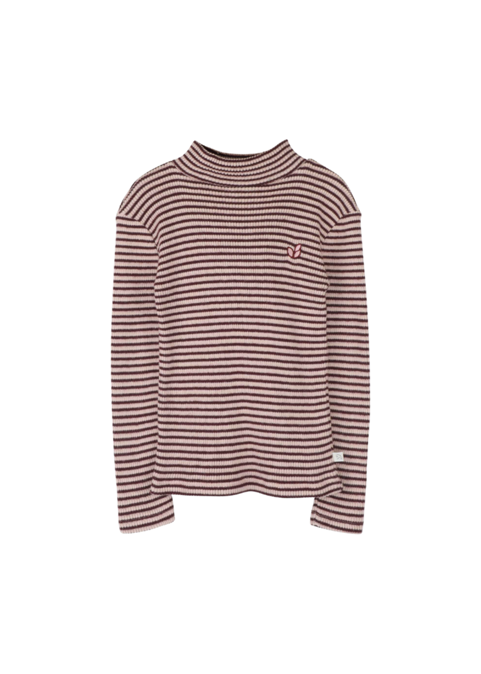 Jenest Tara turtle neck ls tshirt Rose Bordeaux - Jenest