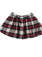 Jenest Stella skirt ivory off black red check - Jenest