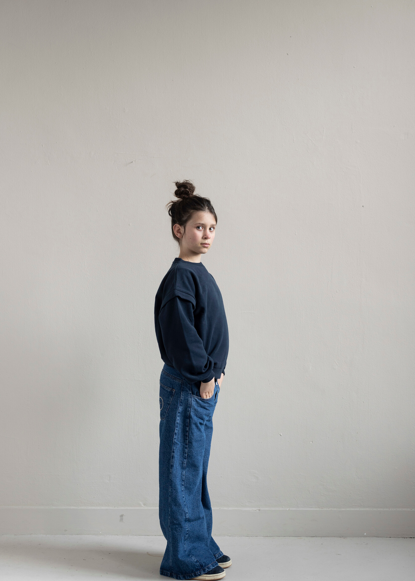 Jenest Sera denim pants Dark wash - Jenest