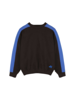 Jenest Sammy sweater Dark brown melange blue - Jenest