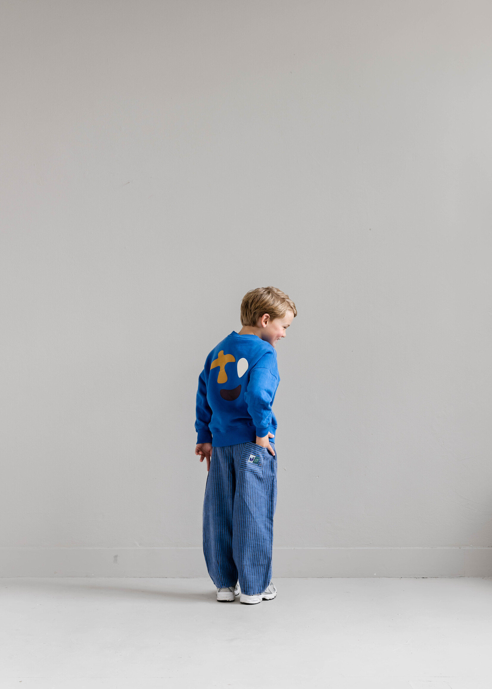 Jenest Mo pants Cobalt Bordeaux - Jenest