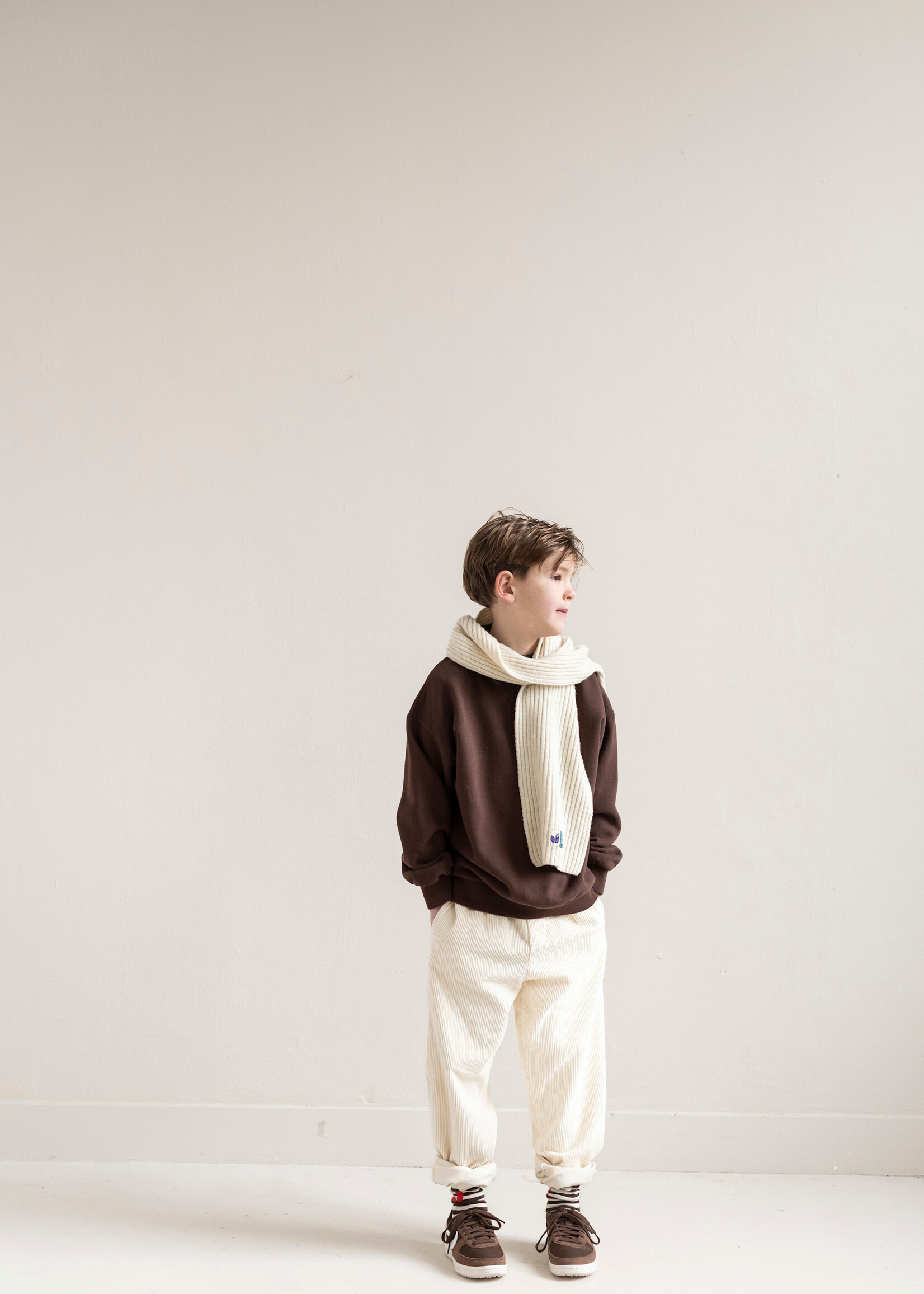 Jenest Cameron polo sweater Fondant Brown - Jenest